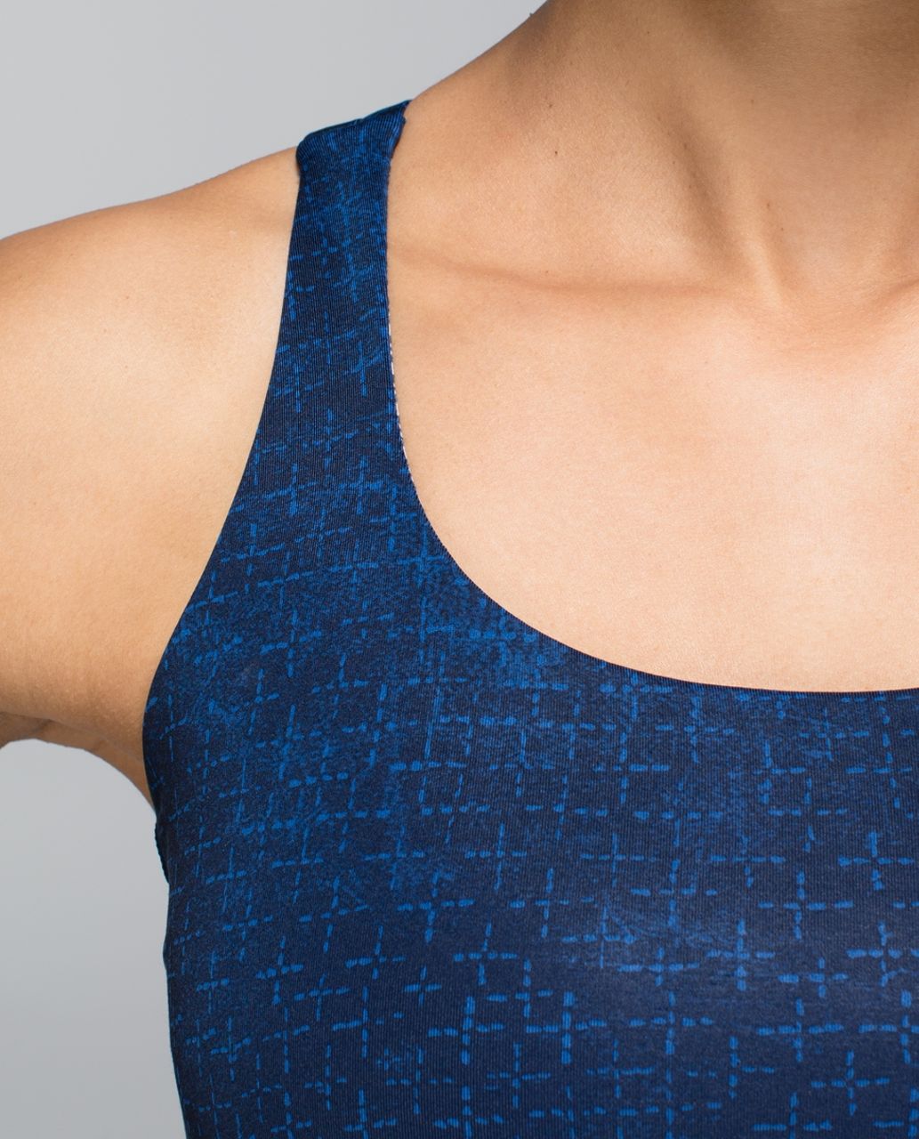 Lululemon Energy Bra - Exploded Sashico Cross Inkwell Rugged Blue / Kanoko Twist Inkwell Rugged Blue / Sashico Cross Inkwell Rugged Blue