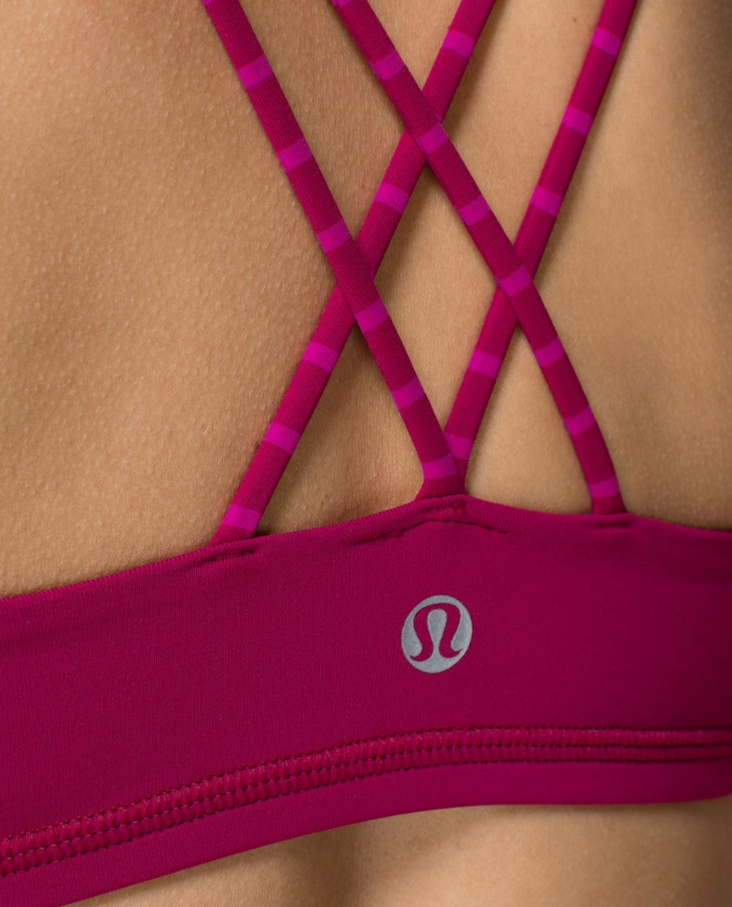 Lululemon Free To Be Bra - Bumble Berry / West2east Stripe Bumble Berry -  lulu fanatics