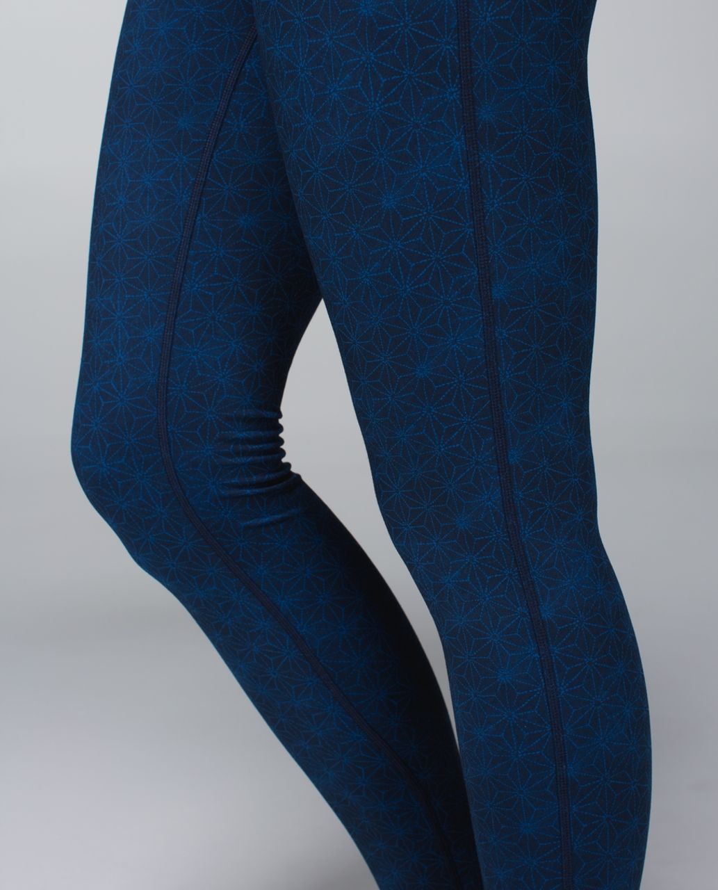 Lululemon Wunder Groove Pant (Print) - Sashico Star Inkwell Rugged Blue / Kanoko Twist Inkwell Rugged Blue / Sashico Cross Inkwell Rugged Blue