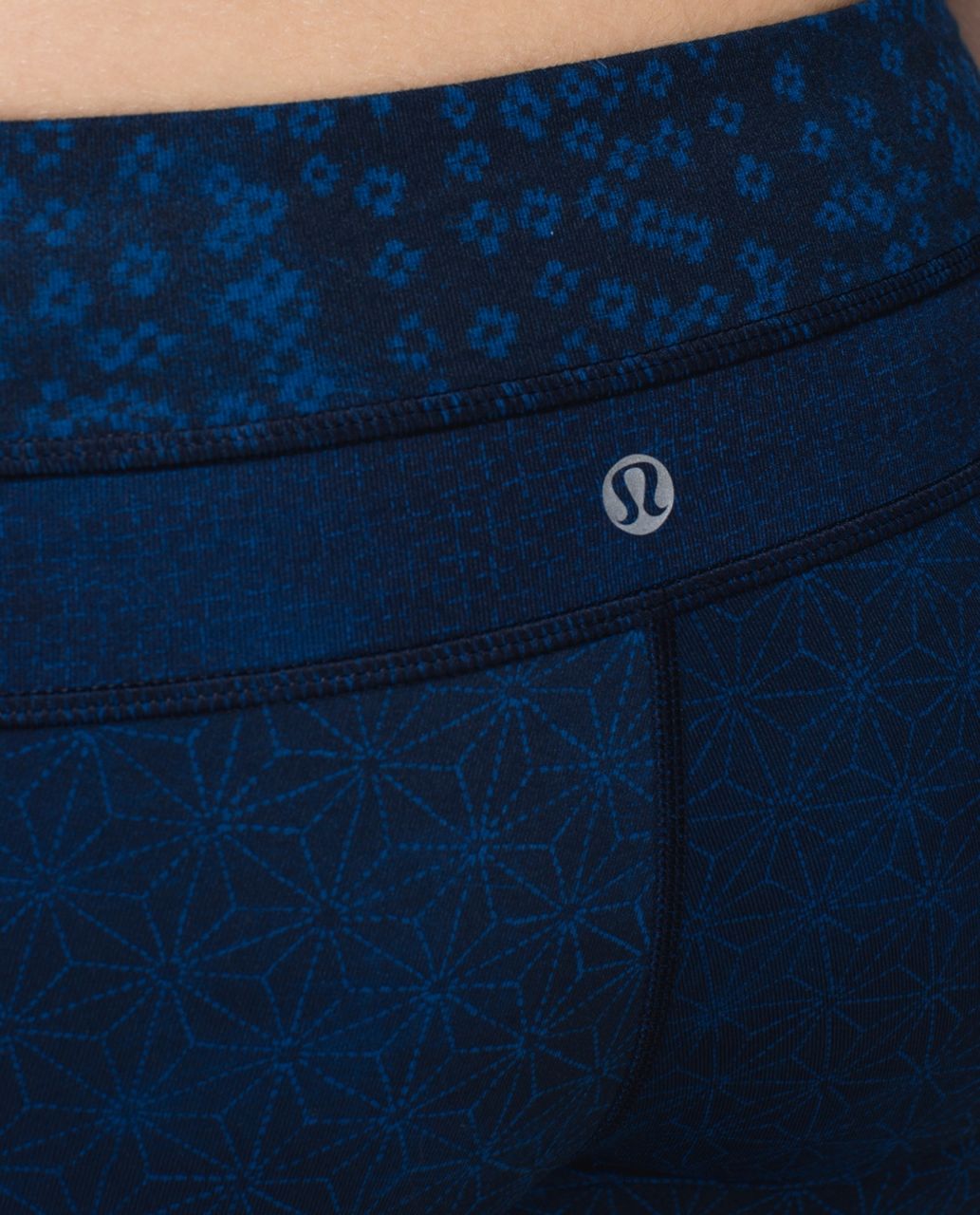 Lululemon Wunder Groove Pant (Print) - Sashico Star Inkwell Rugged Blue / Kanoko Twist Inkwell Rugged Blue / Sashico Cross Inkwell Rugged Blue