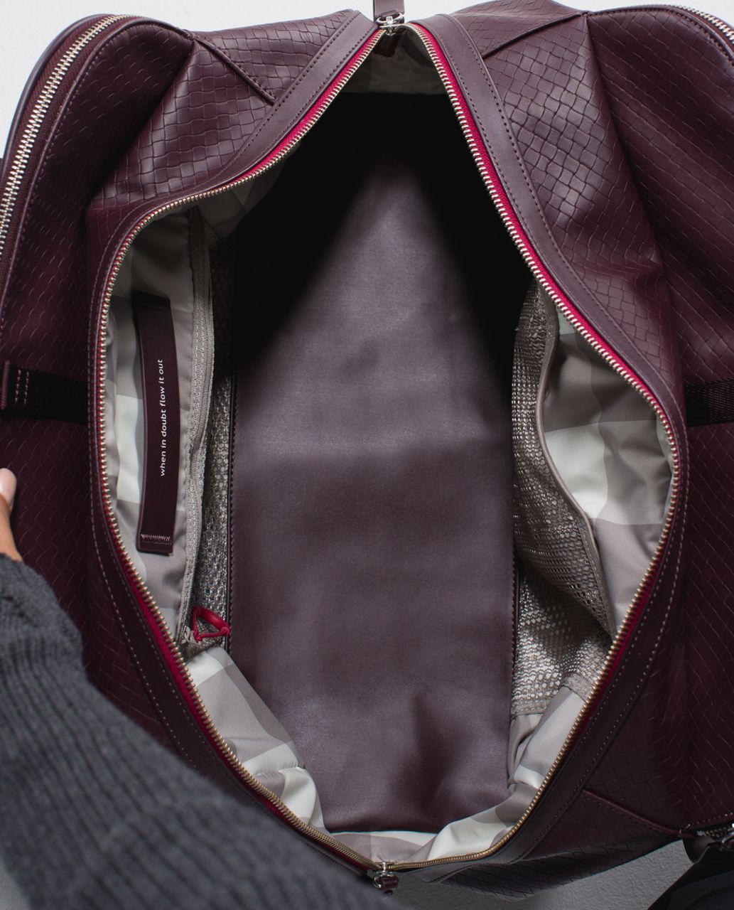 Lululemon Two Times A Yogi Bag - Bordeaux Drama