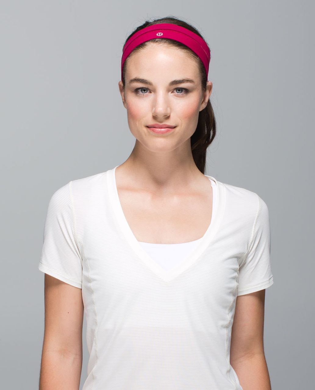 Lululemon Fly Away Tamer Headband - Bumble Berry