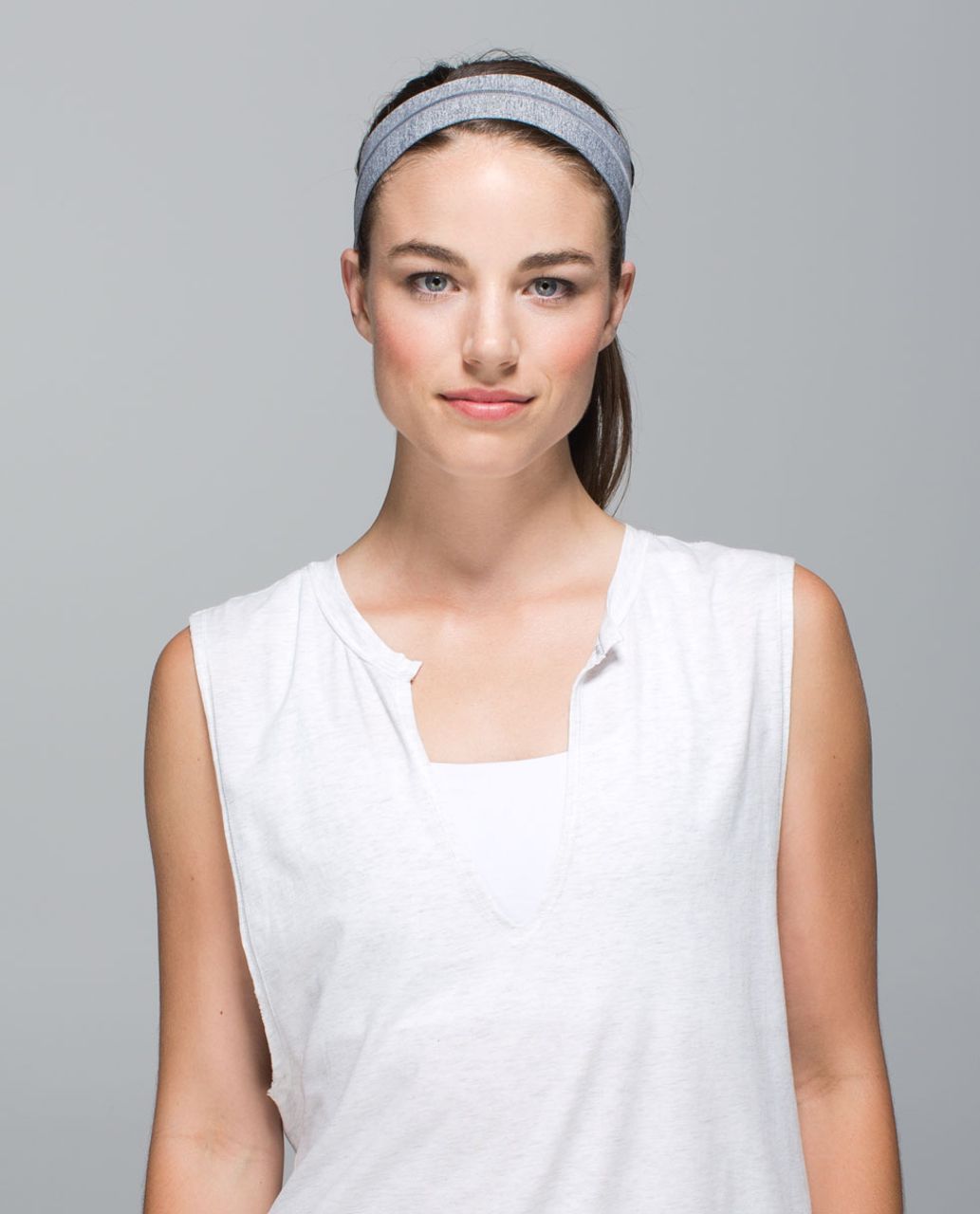 Lululemon Fly Away Tamer Headband - Heathered Slate