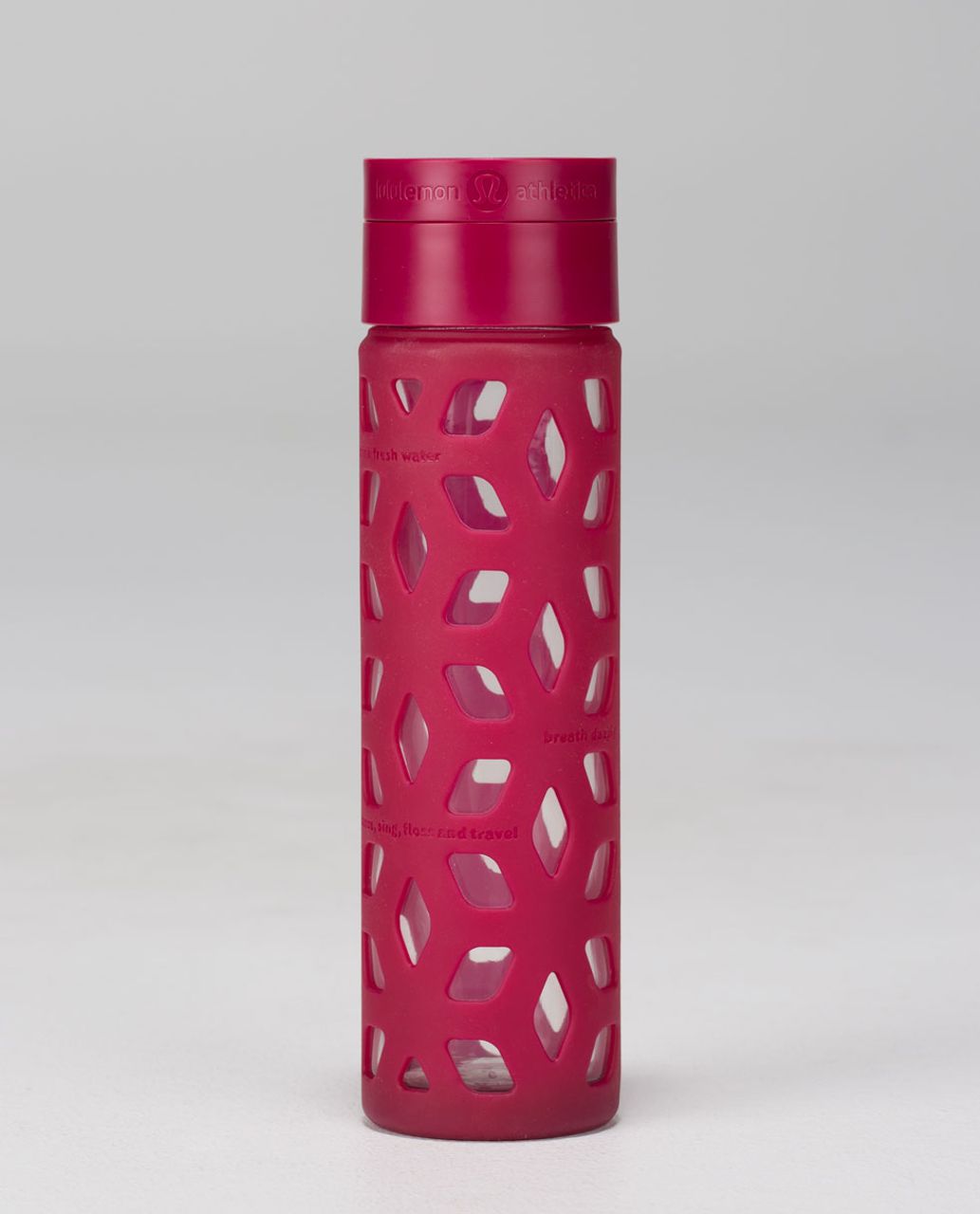 Lululemon Pure Focus Glass Water Bottle - Bumble Berry