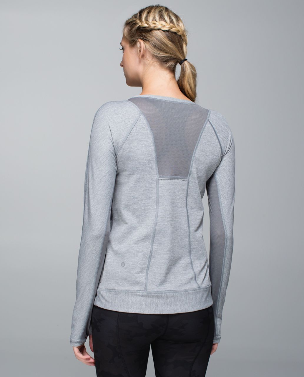 Lululemon Run For Gold Long Sleeve - Heathered Slate