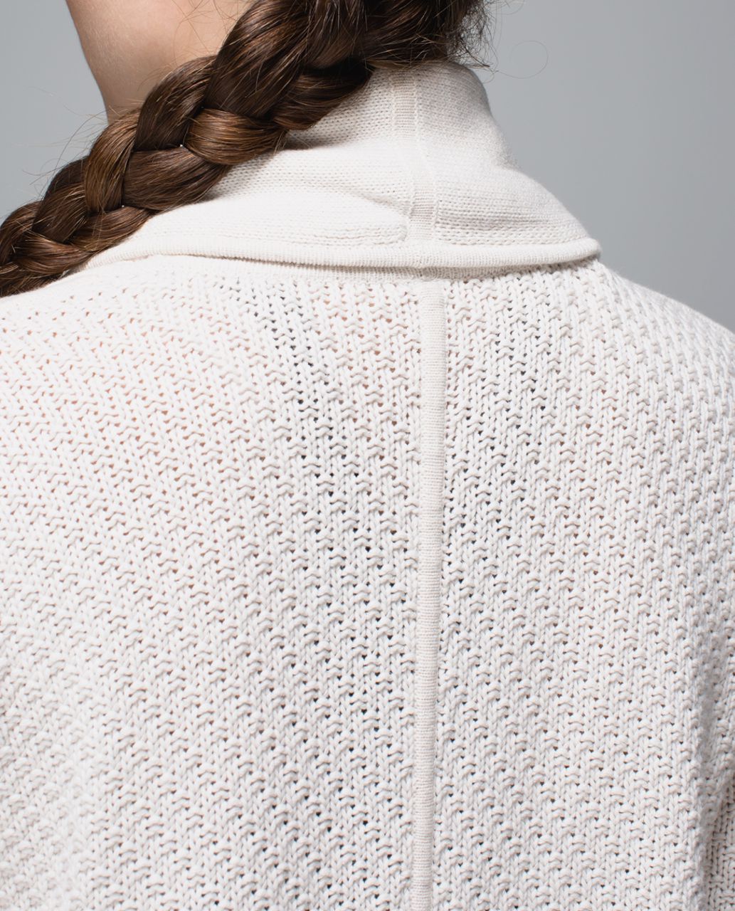 Lululemon Post Practice Cardigan - Heathered Oatmeal