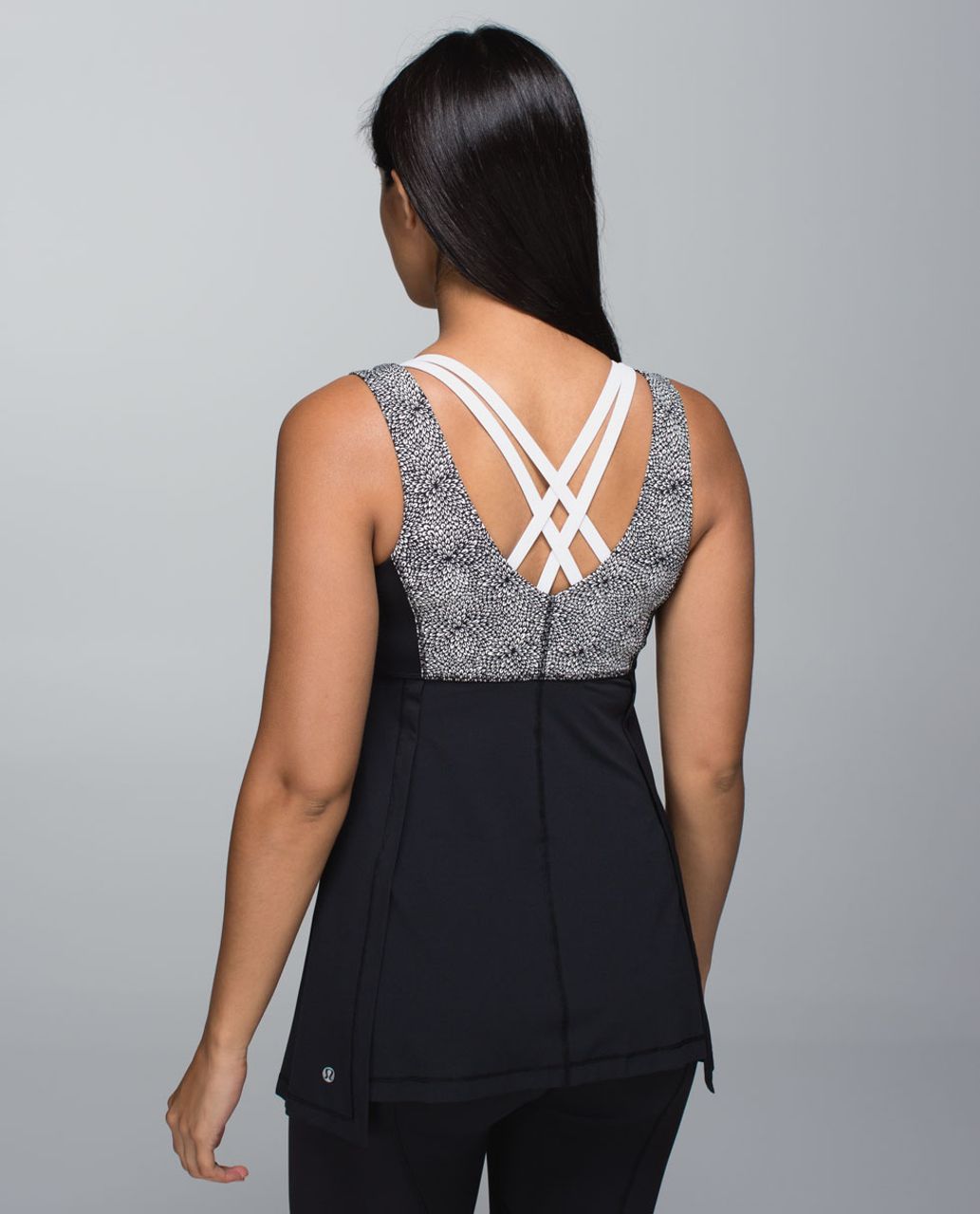 Lululemon Wrapper's Delight Tank - Black / Plush Petal Black Ghost