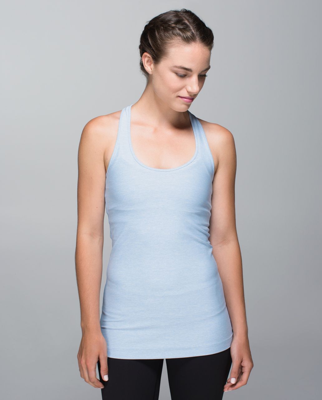 Lululemon Cool Racerback - Heathered Blue Calm