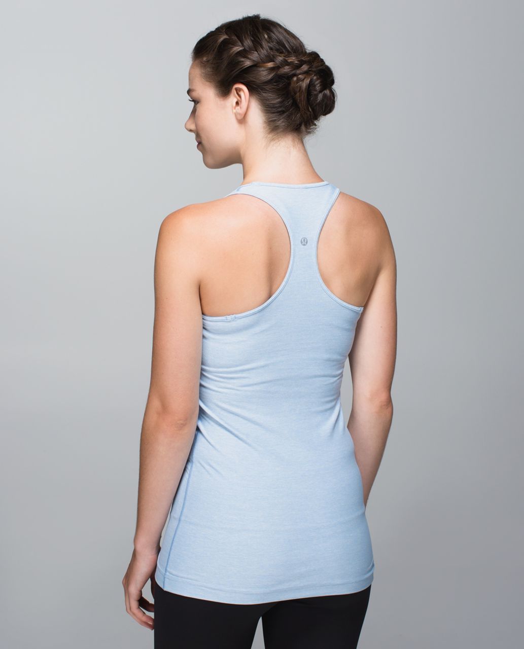 Lululemon Cool Racerback - Heathered Blue Calm