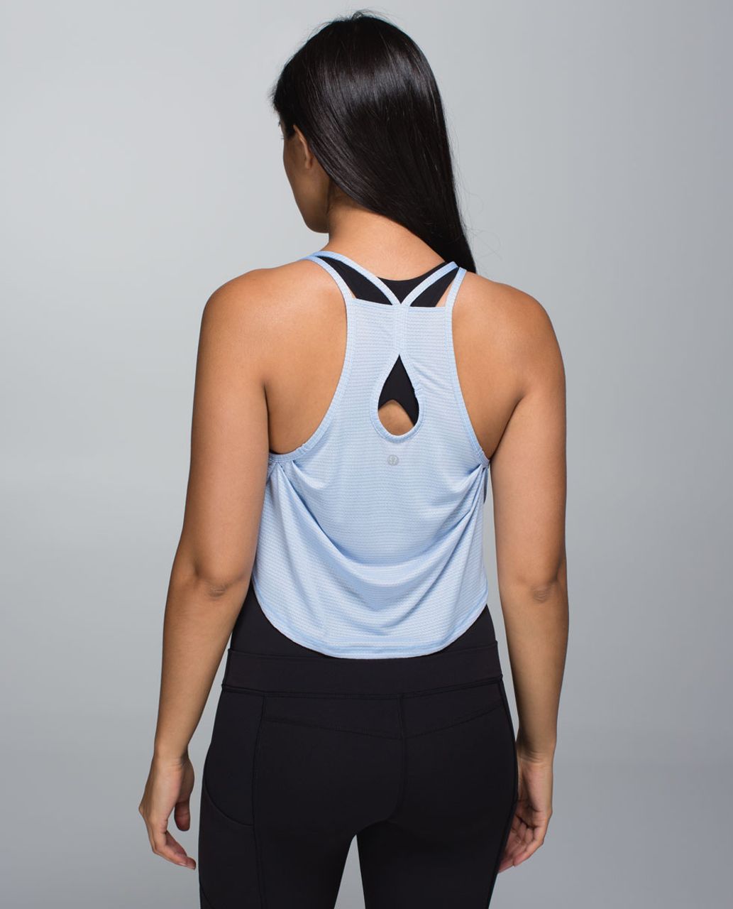 Lululemon On The Run Singlet - Blue Calm