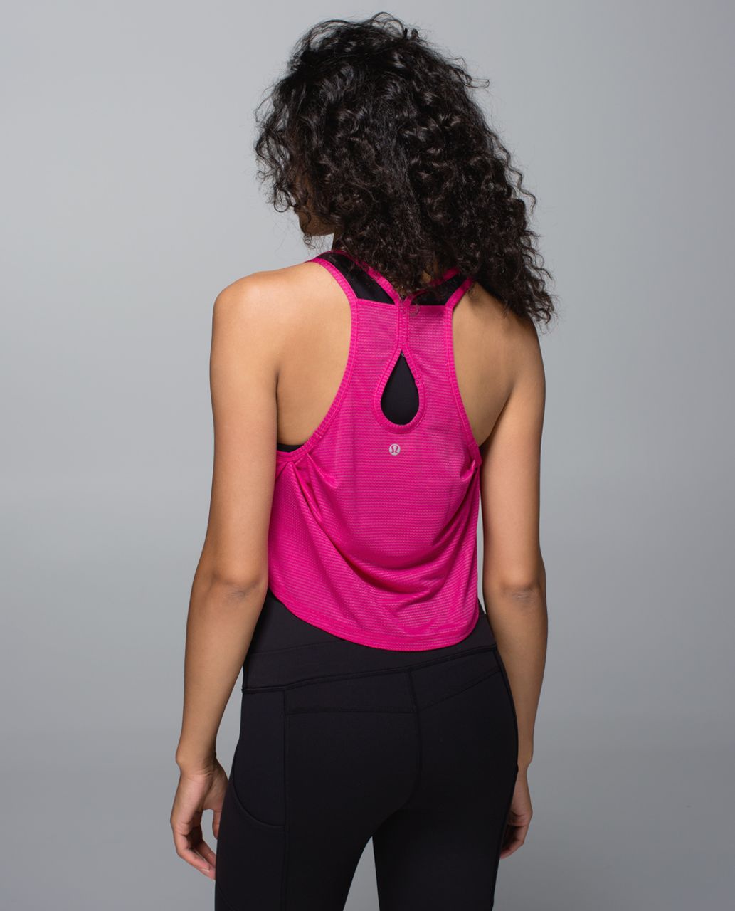 Lululemon On The Run Singlet - Jewelled Magenta