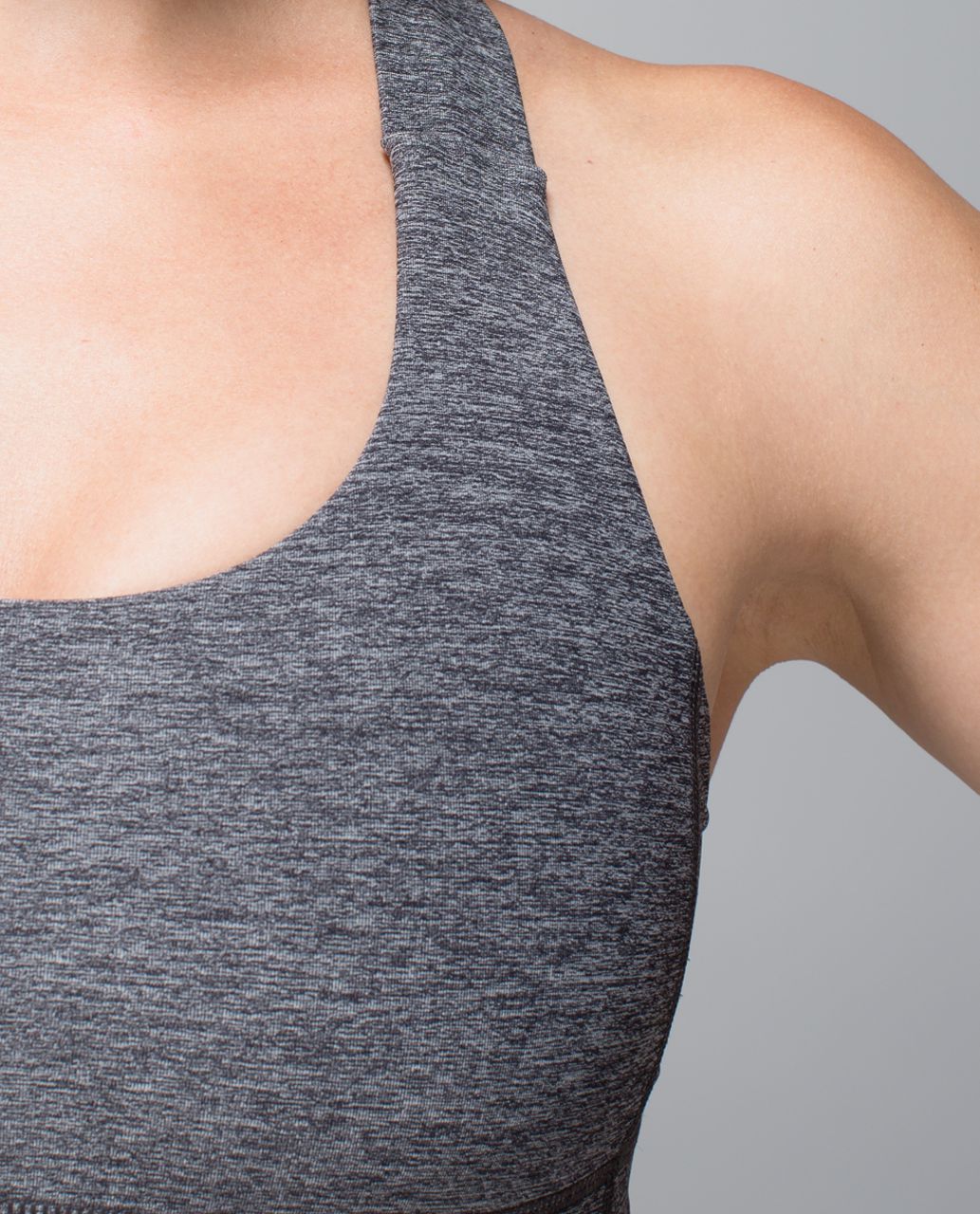 Lululemon All Sport Bra - Giant Herringbone Black Heathered