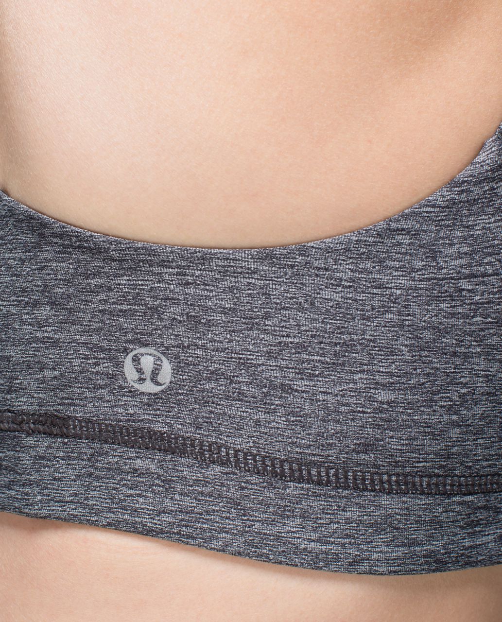 Lululemon All Sport Bra - Heathered Black