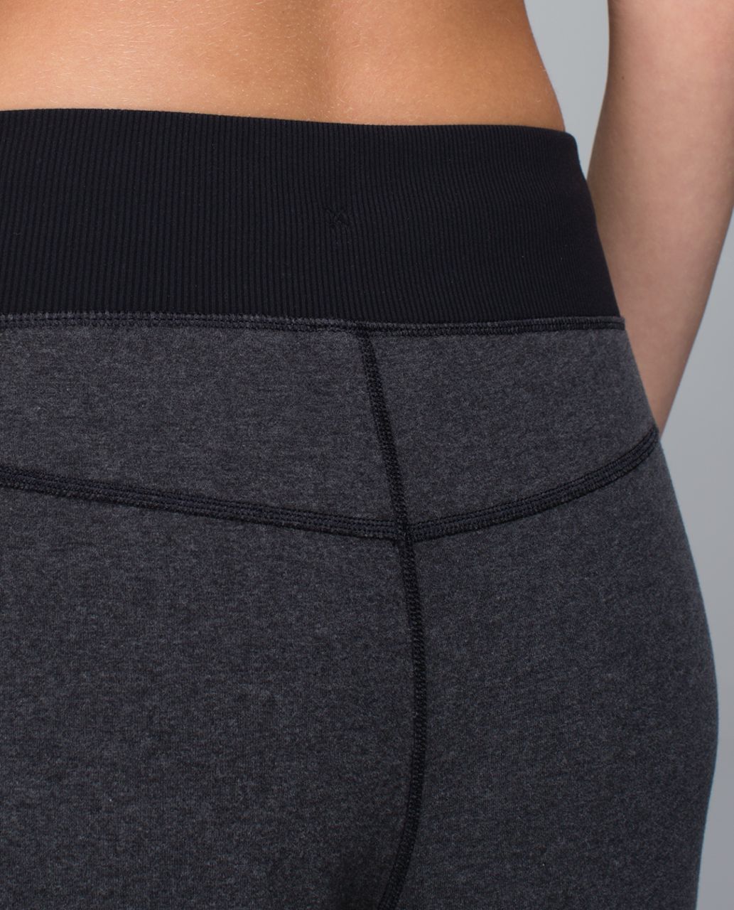 Lululemon Free Fall Crop - Heathered Black