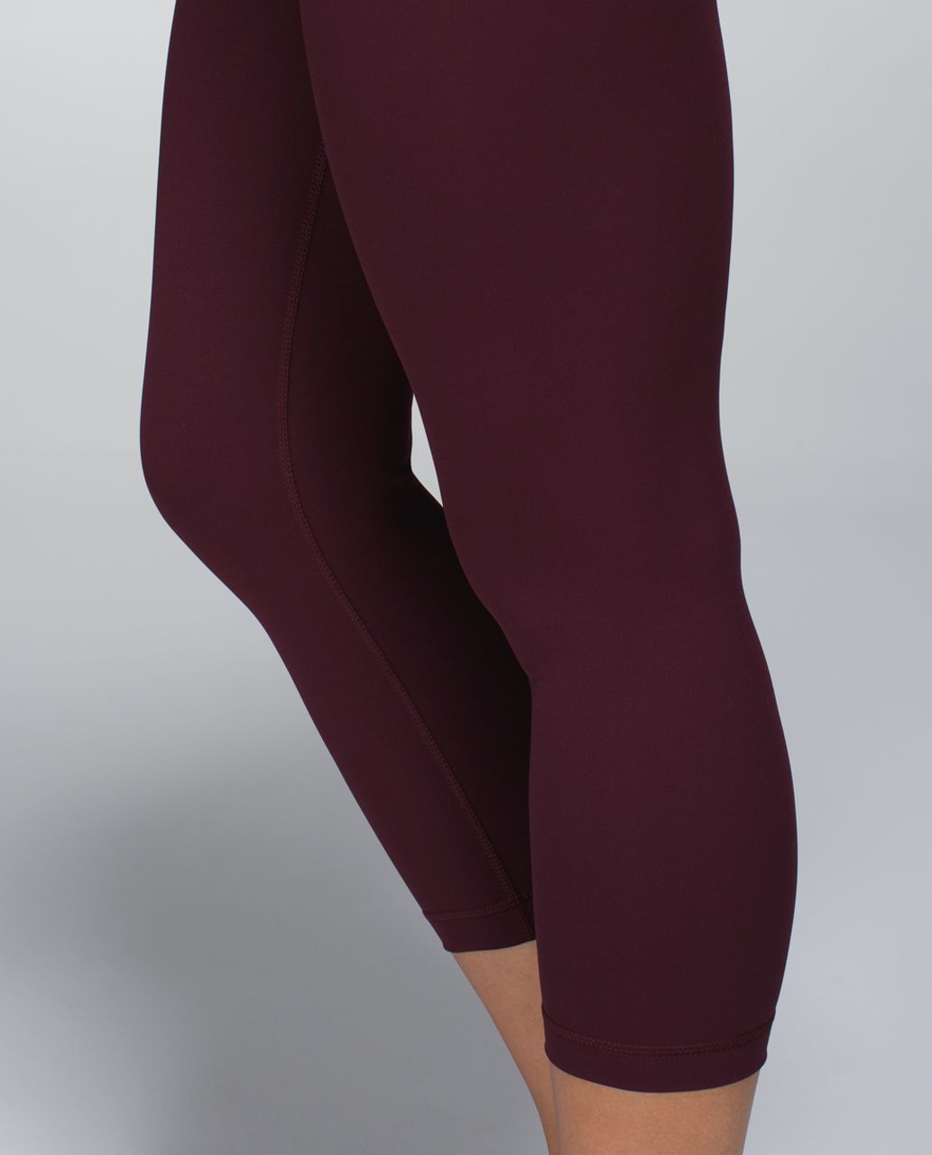 Lululemon Wunder Under Crop II *Full-On Luxtreme - Bordeaux Drama