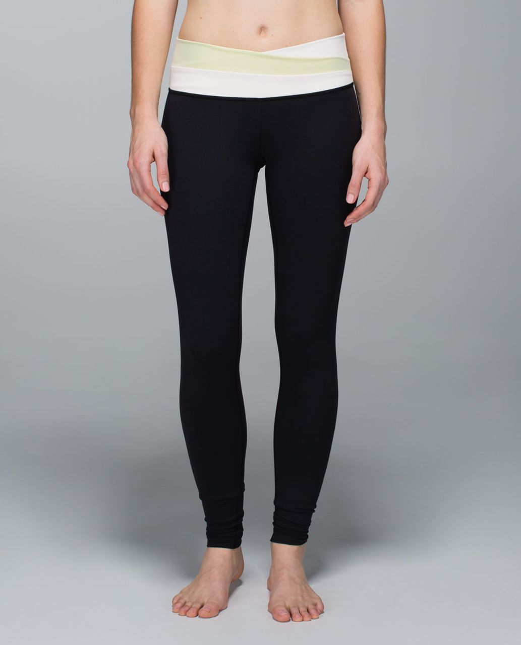 Lululemon Astro Wunder Under Pant *Full-On Luon - Black / Angel Wing / Zest