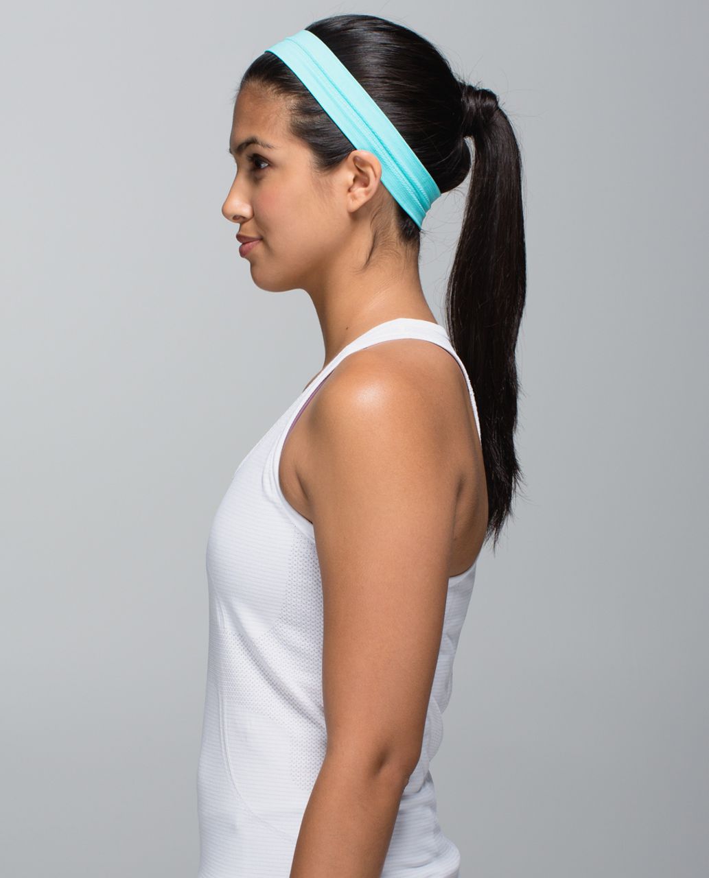 Lululemon Swiftly Headband - Heathered Angel Blue