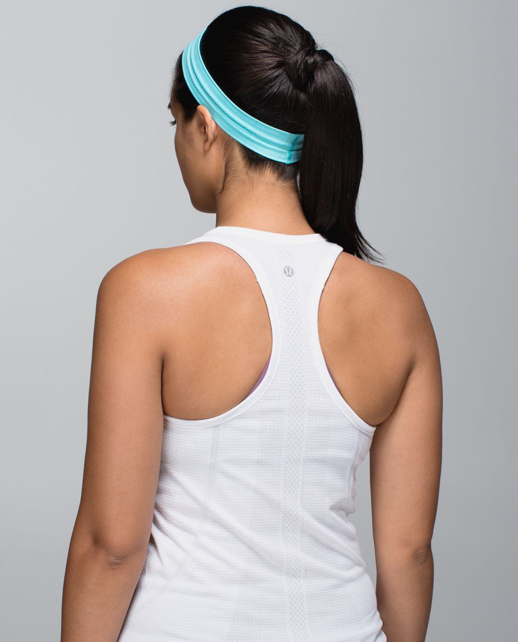 Lululemon Swiftly Headband - Heathered Angel Blue