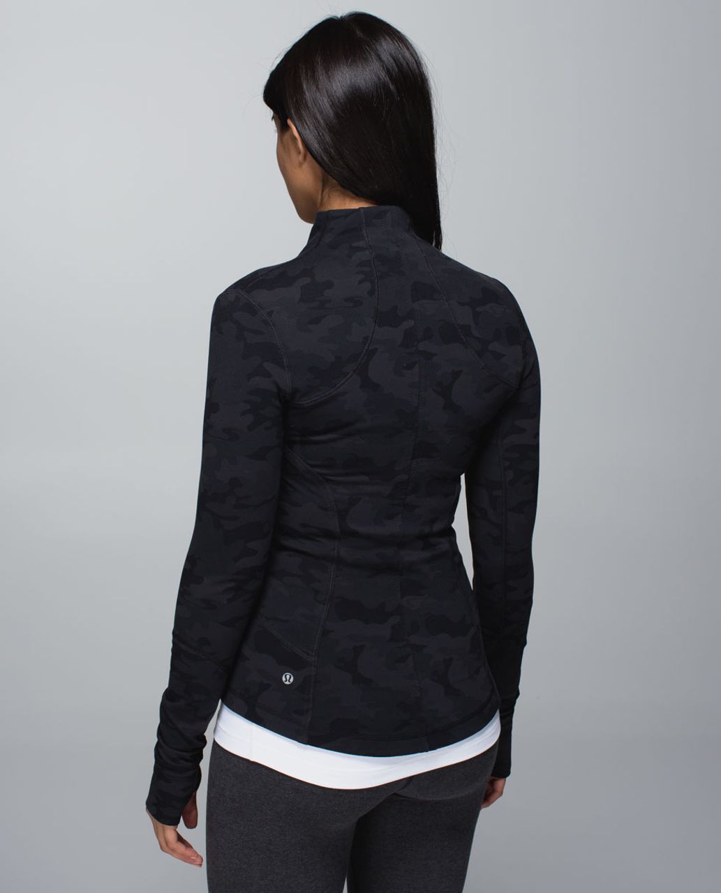 Lululemon Forme Jacket *Cuffins - Savasana Camo 20cm New Black / Soot