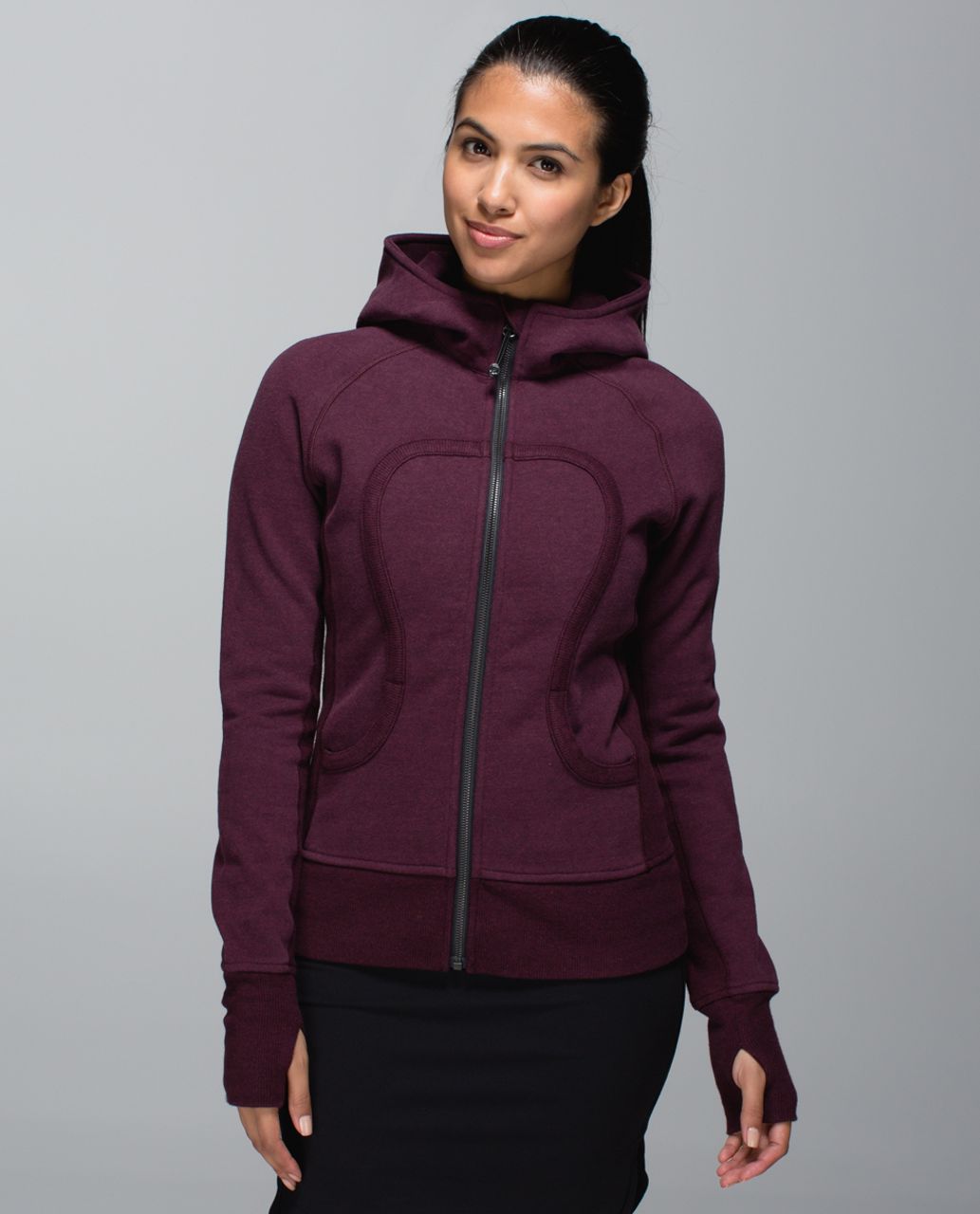 Lululemon Scuba Hoodie II - Heathered Bordeaux Drama / Bordeaux Drama - lulu  fanatics