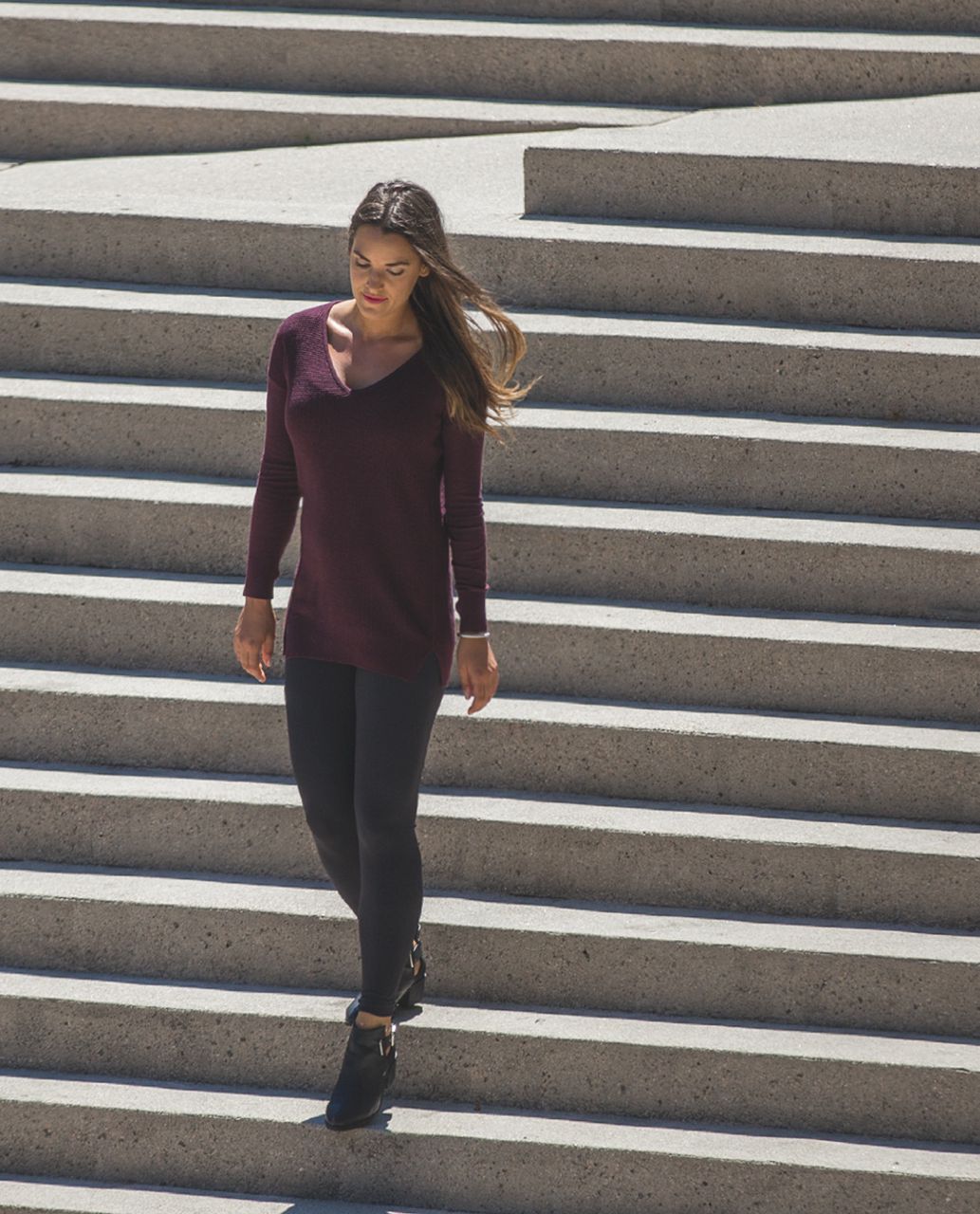 Lululemon The Sweater Life - Heathered Bordeaux Drama