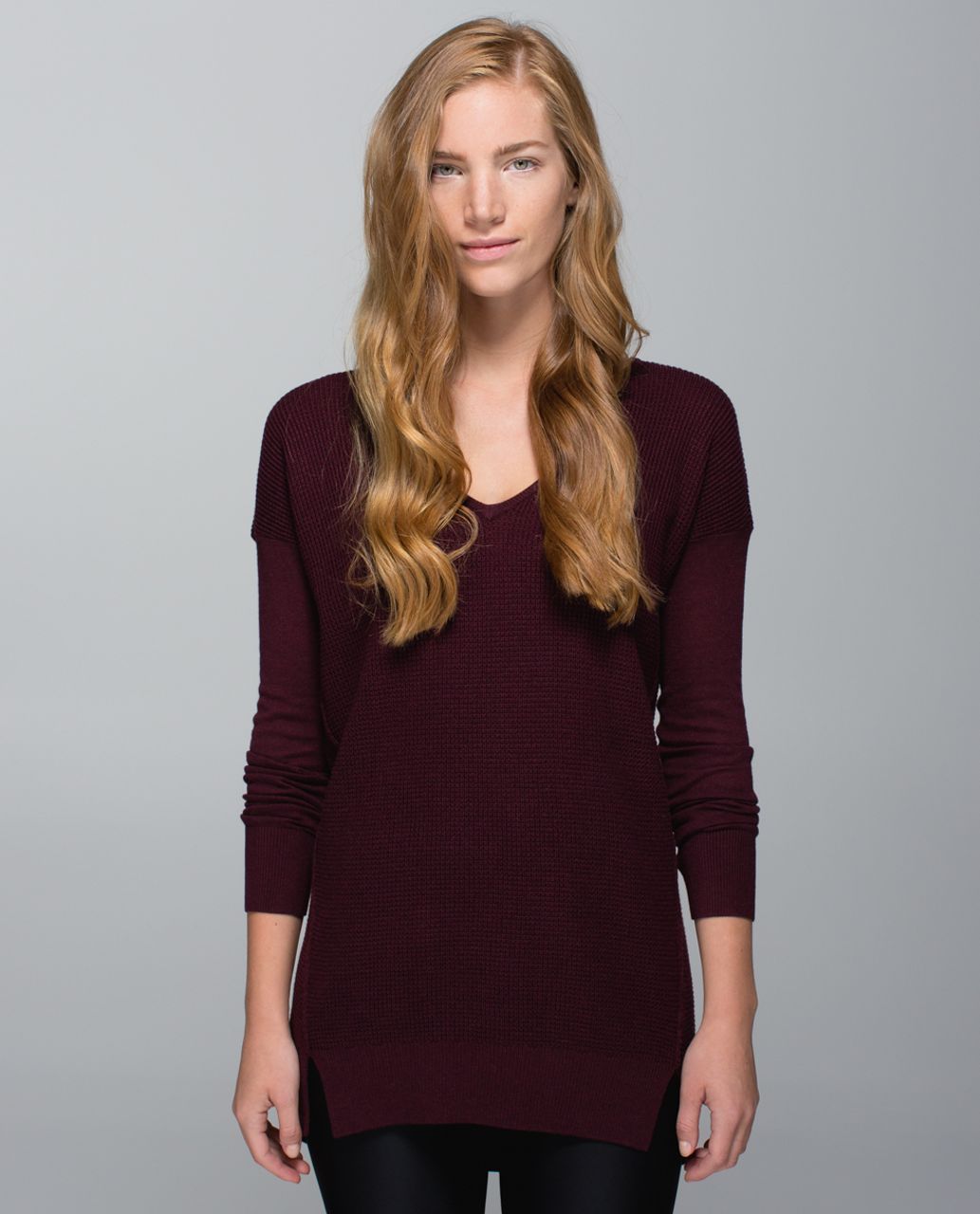 Lululemon The Sweater Life - Heathered Bordeaux Drama