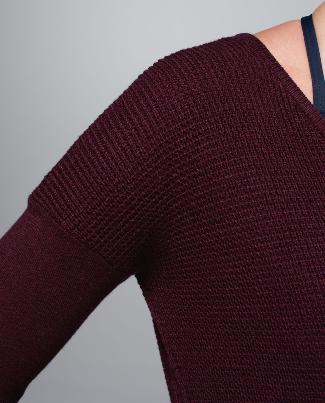 Lululemon The Sweater Life - Heathered Bordeaux Drama