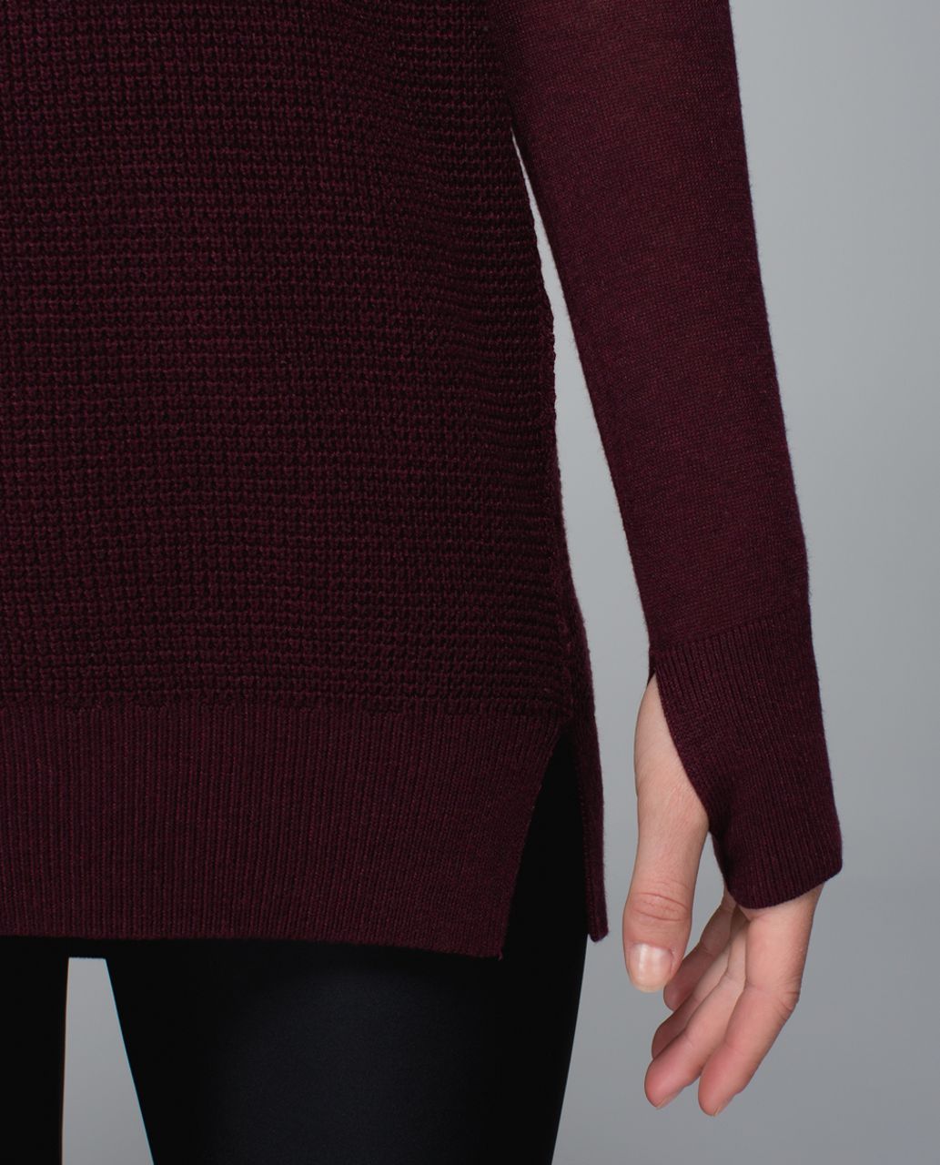 Lululemon The Sweater Life - Heathered Bordeaux Drama