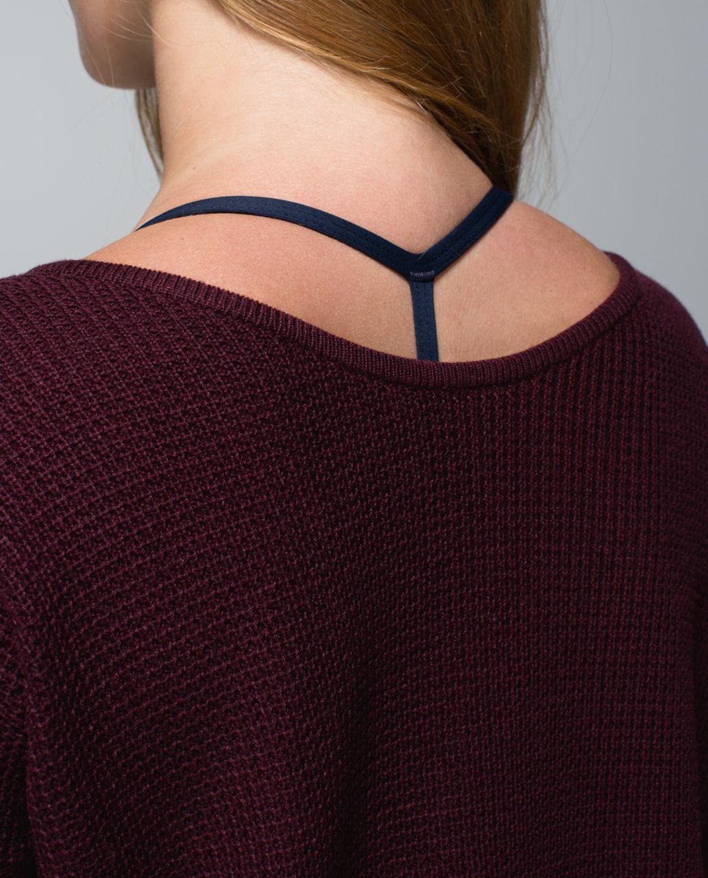 Lululemon The Sweater Life - Heathered Bordeaux Drama