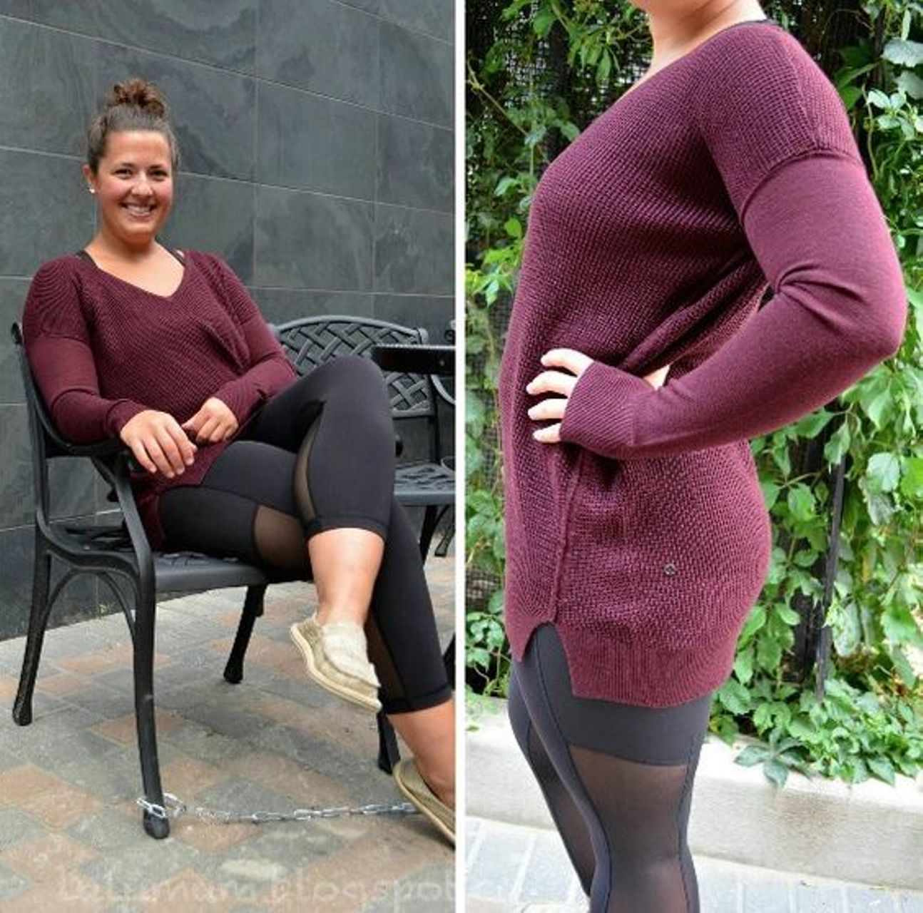 Lululemon The Sweater Life - Heathered Bordeaux Drama