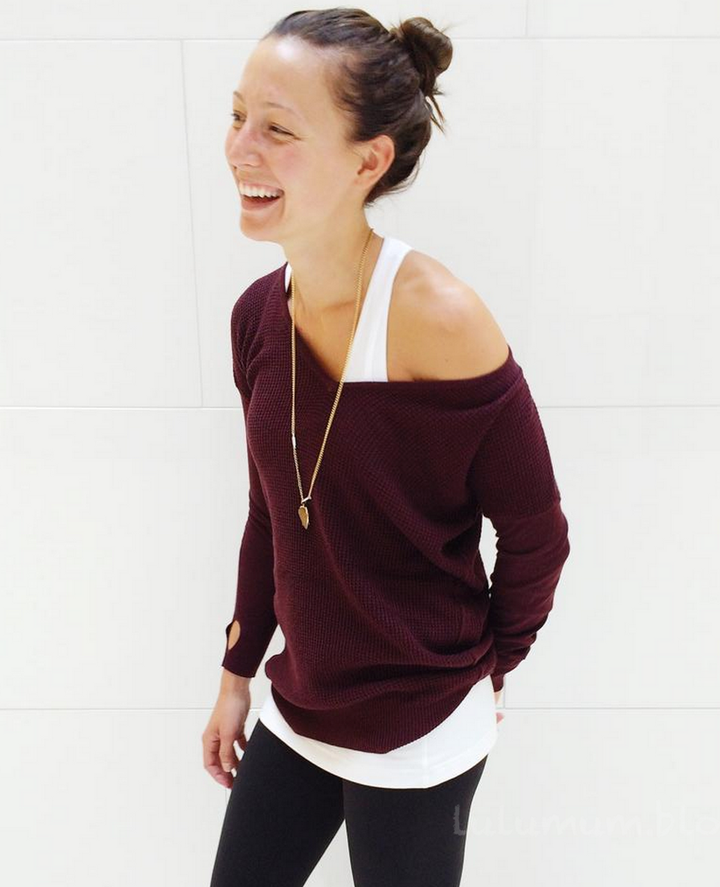 Lululemon The Sweater Life - Heathered Bordeaux Drama