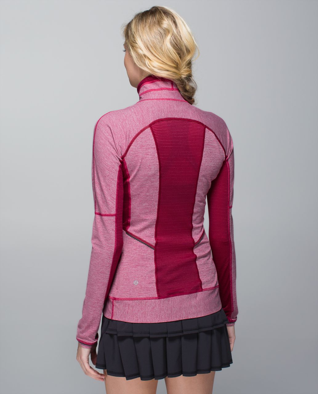 Lululemon Run For Gold 1/2 Zip - Heathered Bumble Berry / Bumble Berry