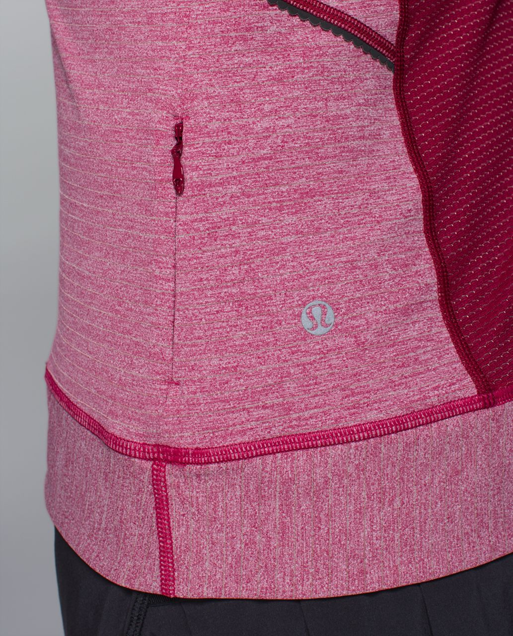 Lululemon Run For Gold 1/2 Zip - Heathered Bumble Berry / Bumble Berry