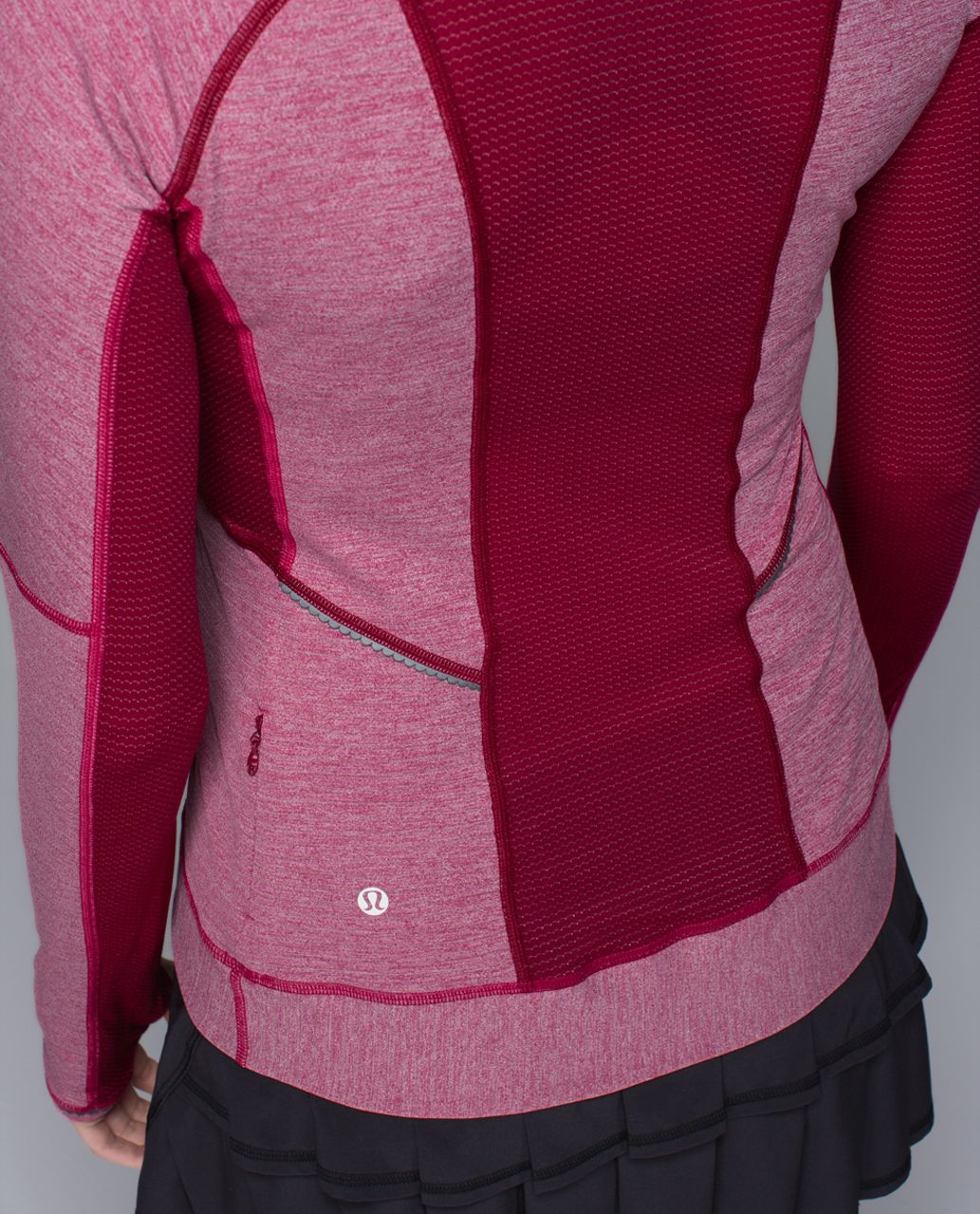 Lululemon Run For Gold 1/2 Zip - Heathered Bumble Berry / Bumble Berry