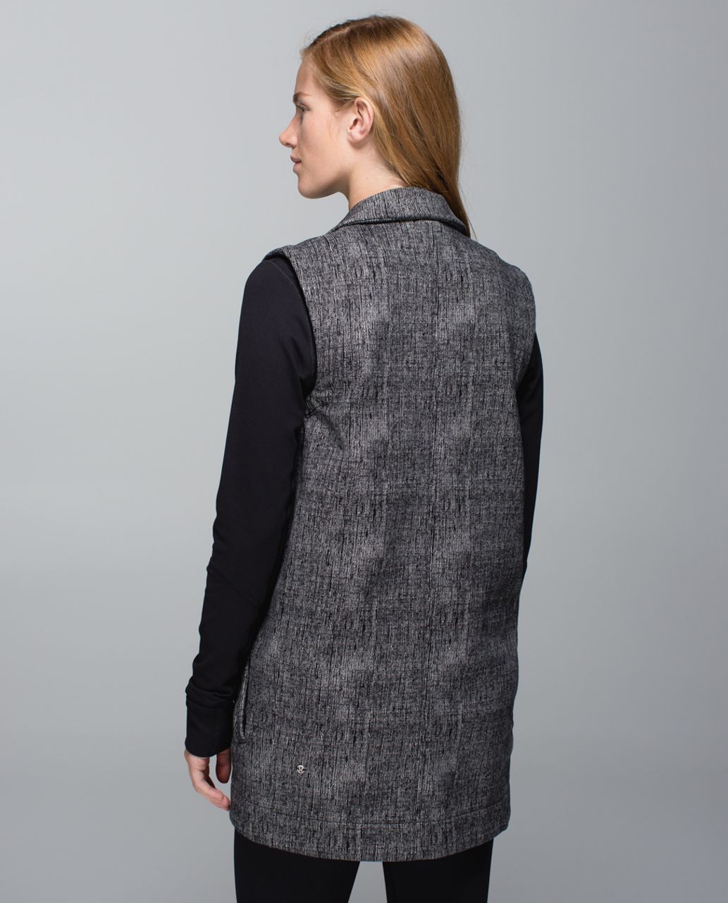 Lululemon Blazer Vest - Burlap Texture Black Dune