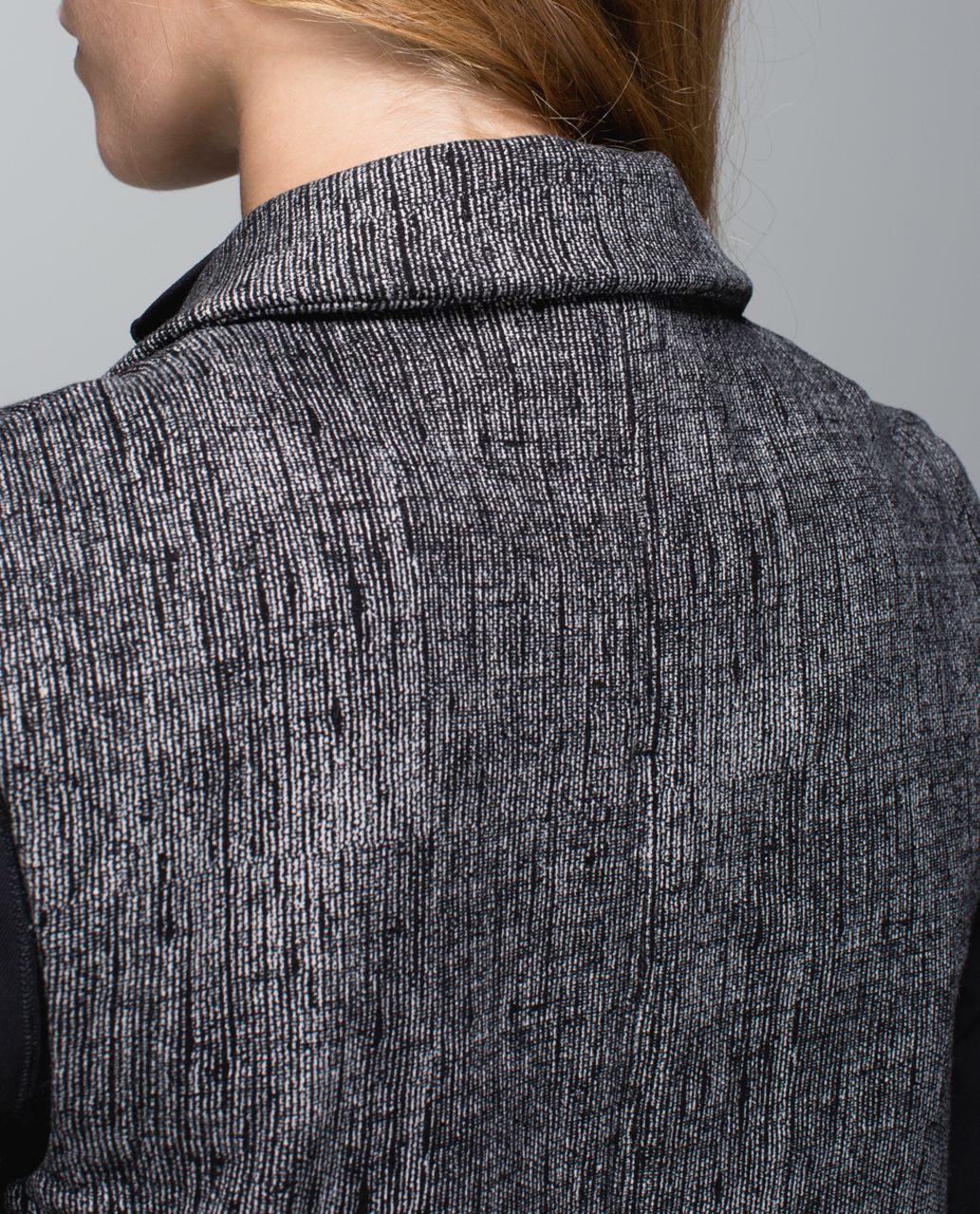 Lululemon Blazer Vest - Burlap Texture Black Dune