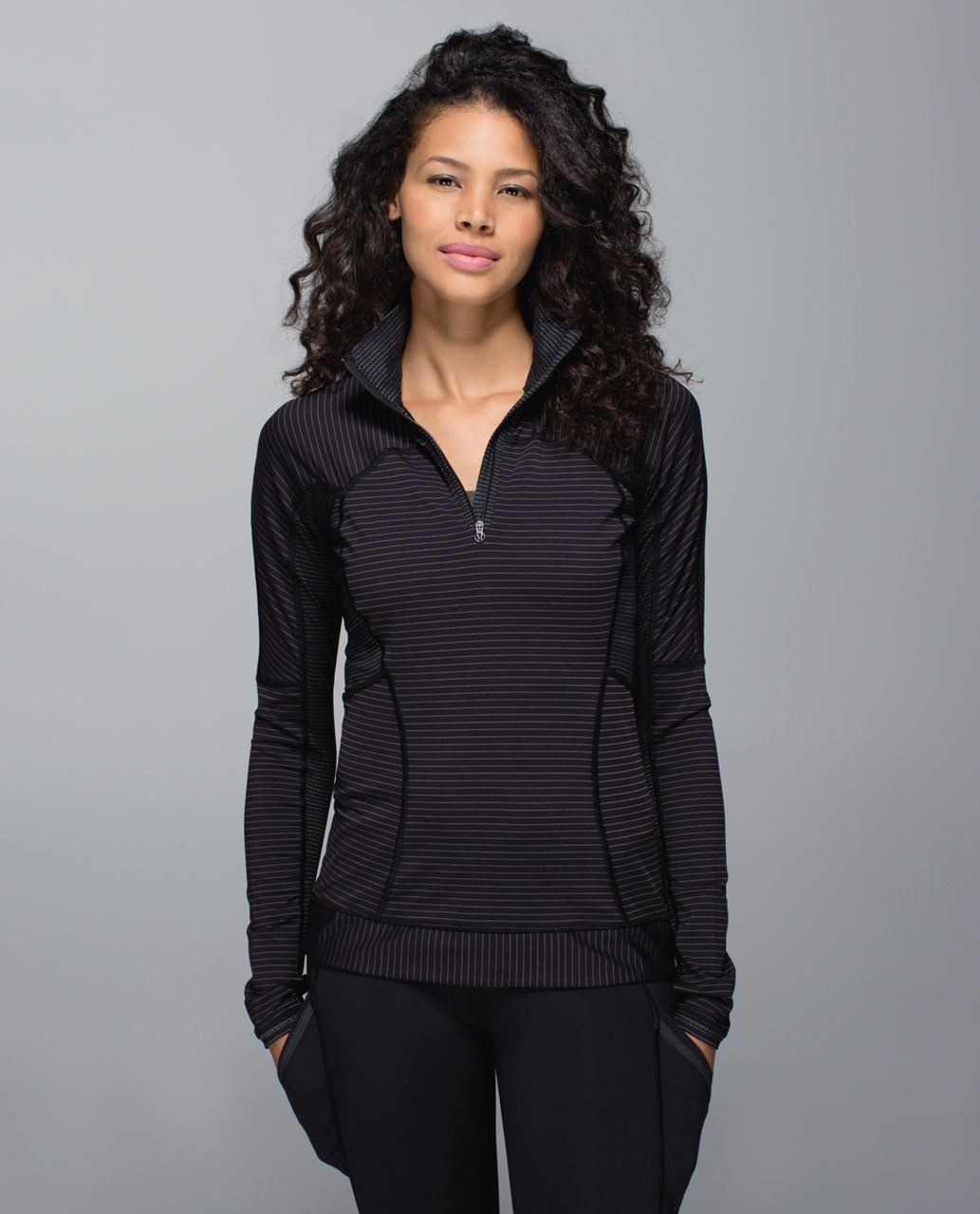 Lululemon Run For Gold 1/2 Zip - Black