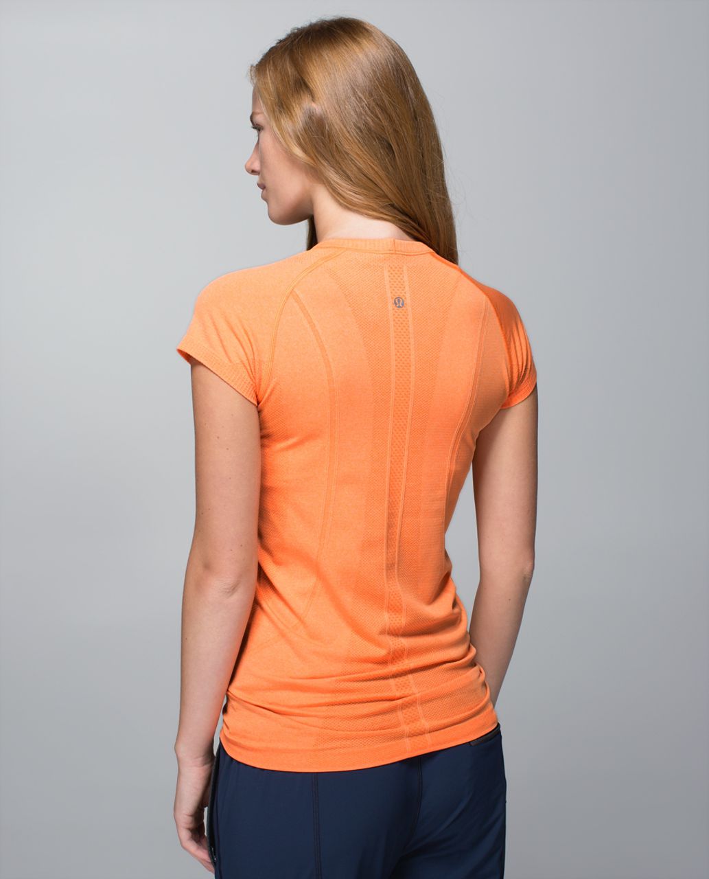 Lululemon Run:  Swiftly Tech Short Sleeve Crew - Heathered Pizzaz