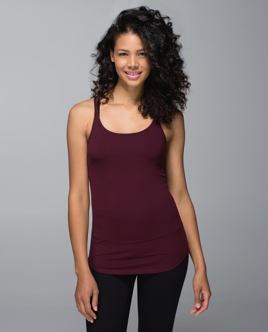 Lululemon Refresh Racer Tank - Bordeaux Drama