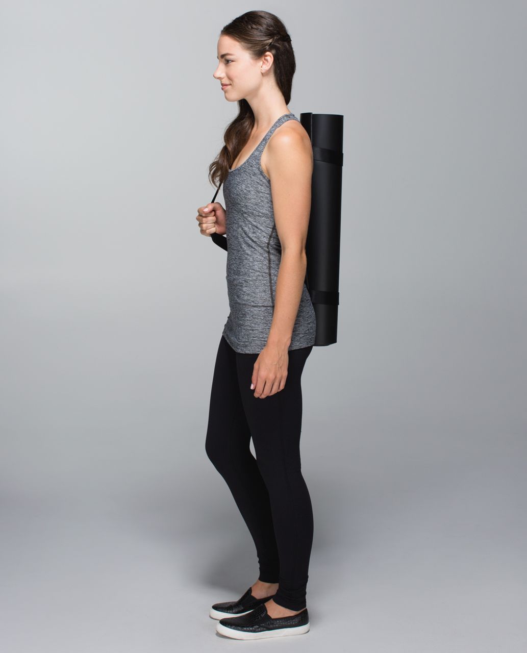 Lululemon Cool Racerback (Second Release) - Heathered Deep Coal