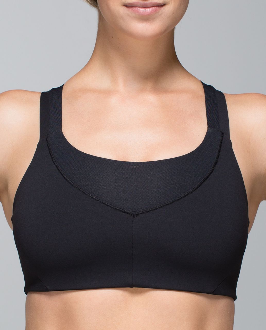 Lululemon On Your Way Sport Bra Desert Snake Deep Coal Black Strappy Back  Size 6