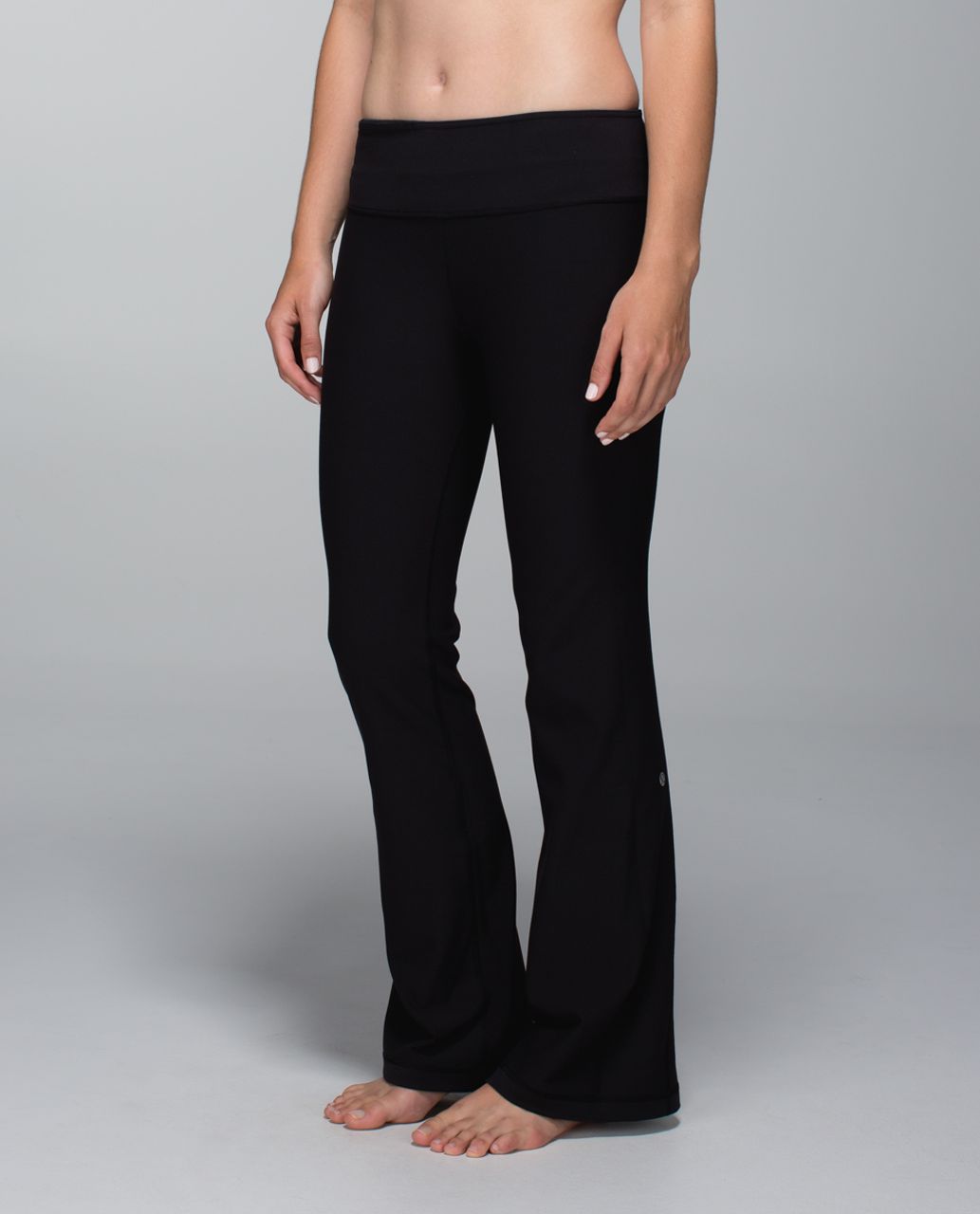 Lululemon Groove Pant *Full-On Luon (Tall) - Black / Inkwell / Plum