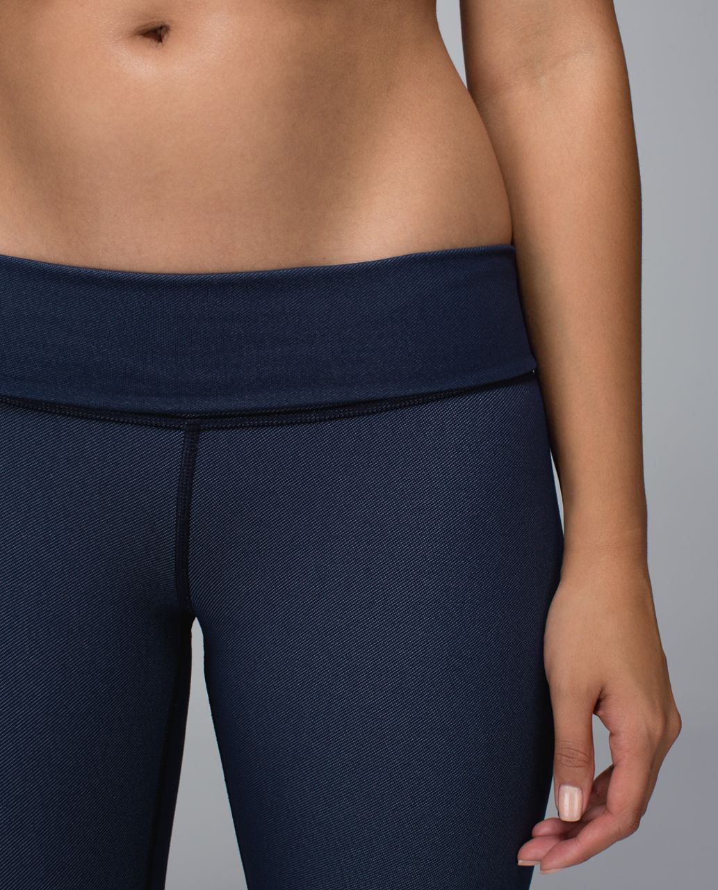 Lululemon Wunder Under Pant *Laser-Cut (Roll Down) - Inkwell - lulu  fanatics