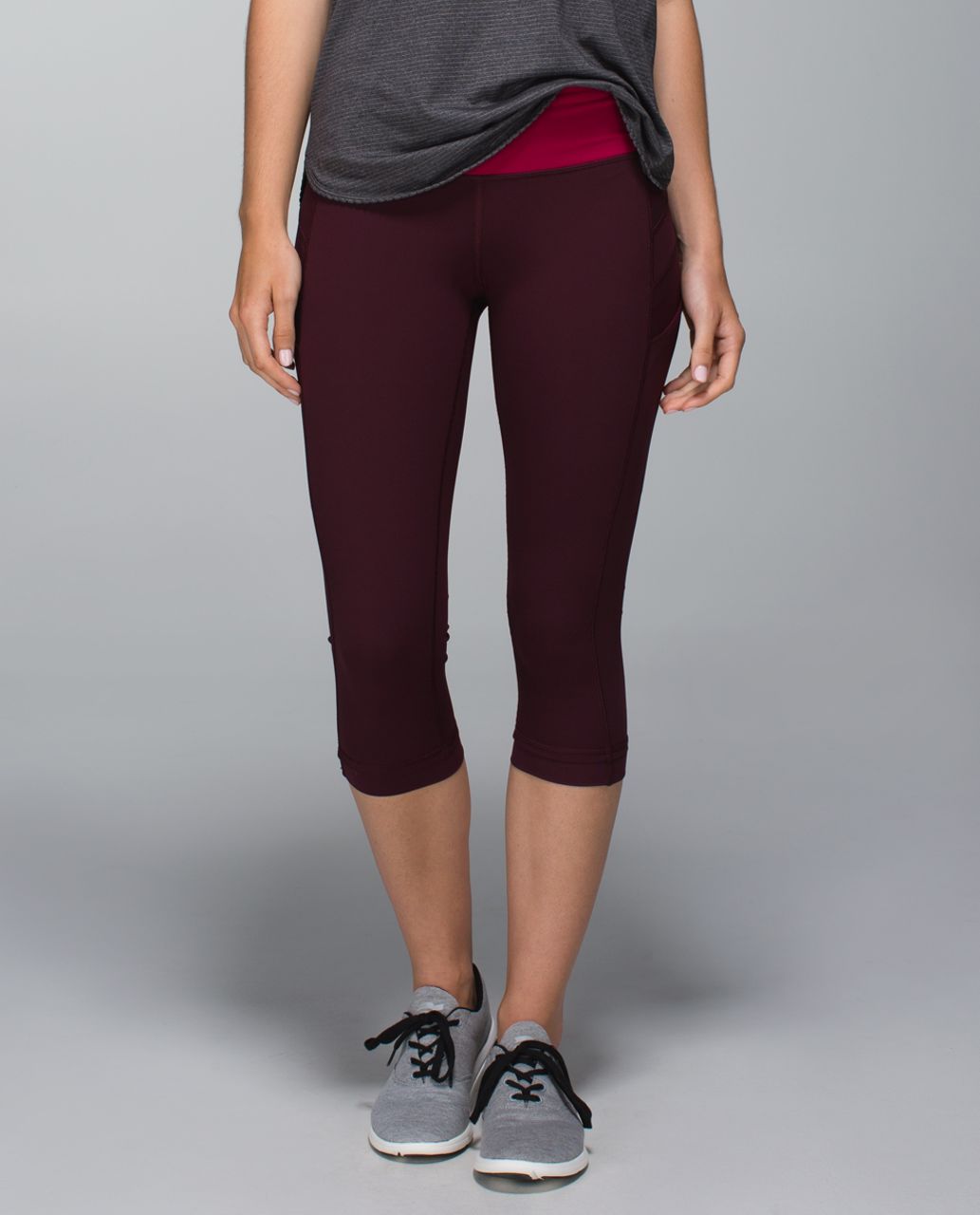 Lululemon Illumina Crop - Bordeaux Drama / Bumble Berry