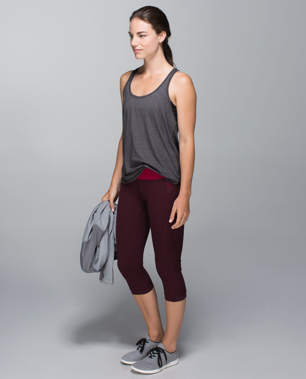 Lululemon Illumina Crop - Bordeaux Drama / Bumble Berry