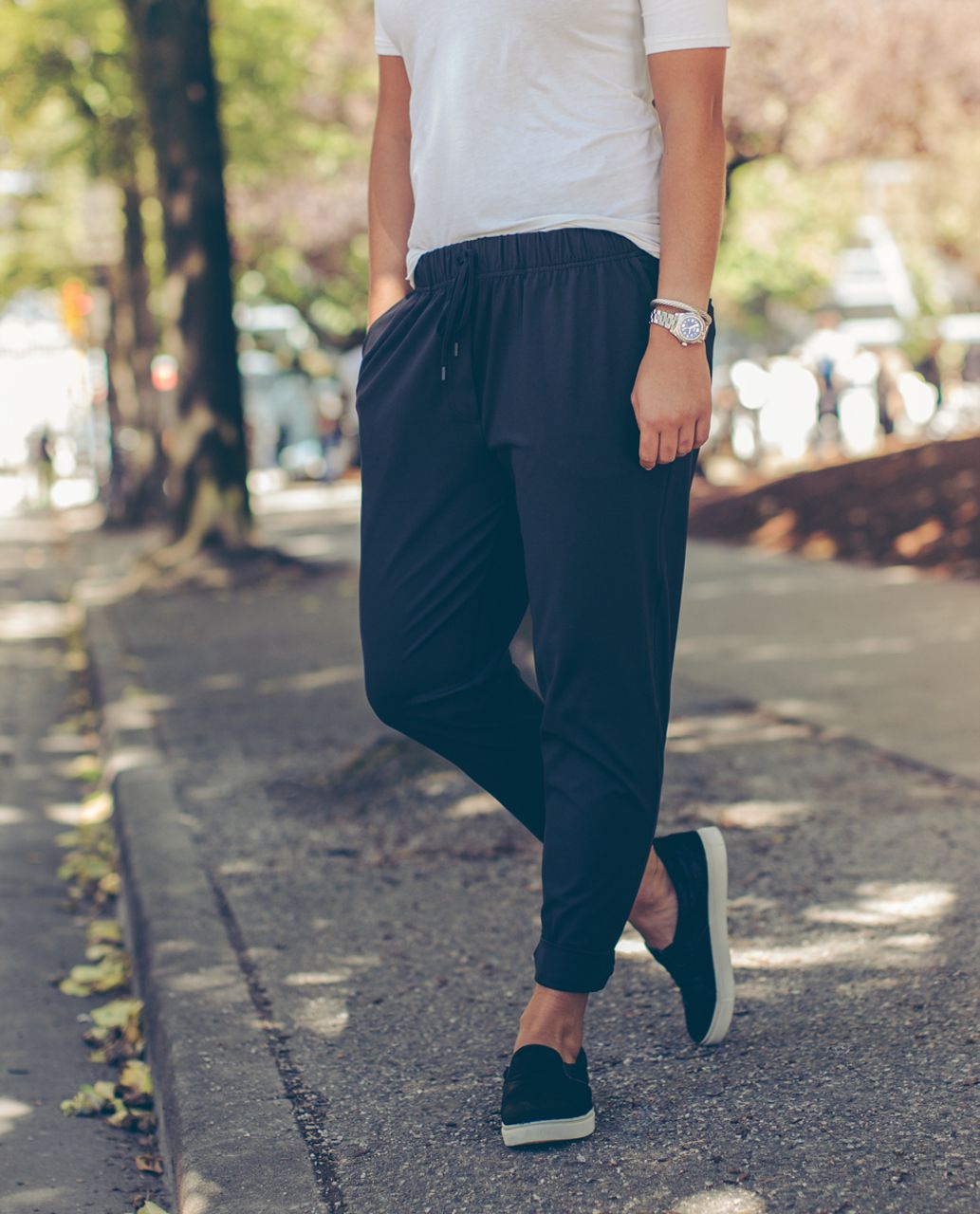 Lululemon Jet Crop (First Release) - Black - lulu fanatics