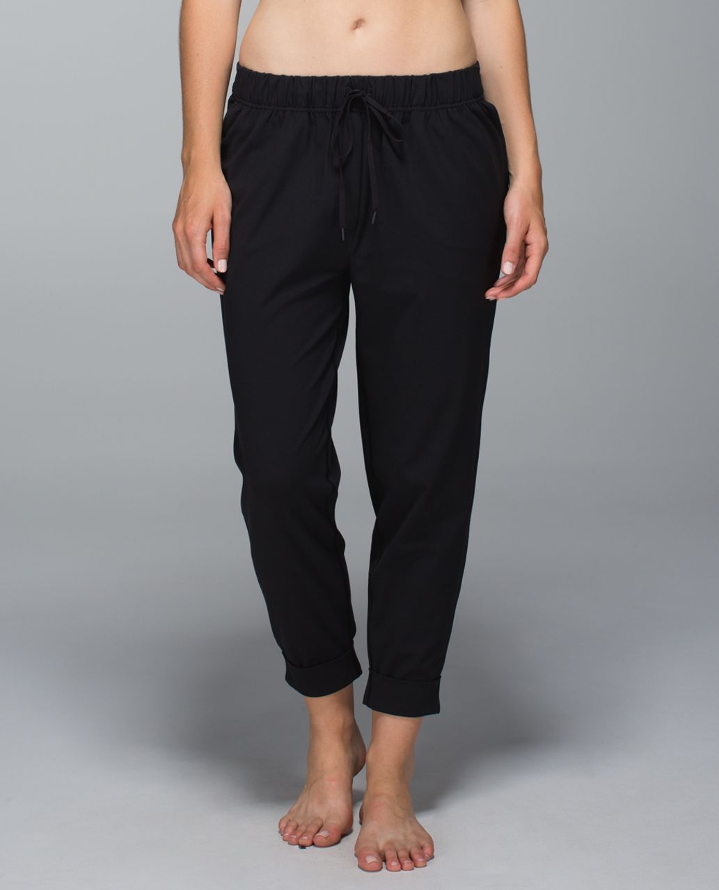 lululemon athletica, Pants & Jumpsuits, Euc Lululemon Jet Crop Slim  Trouser In Black Cherry