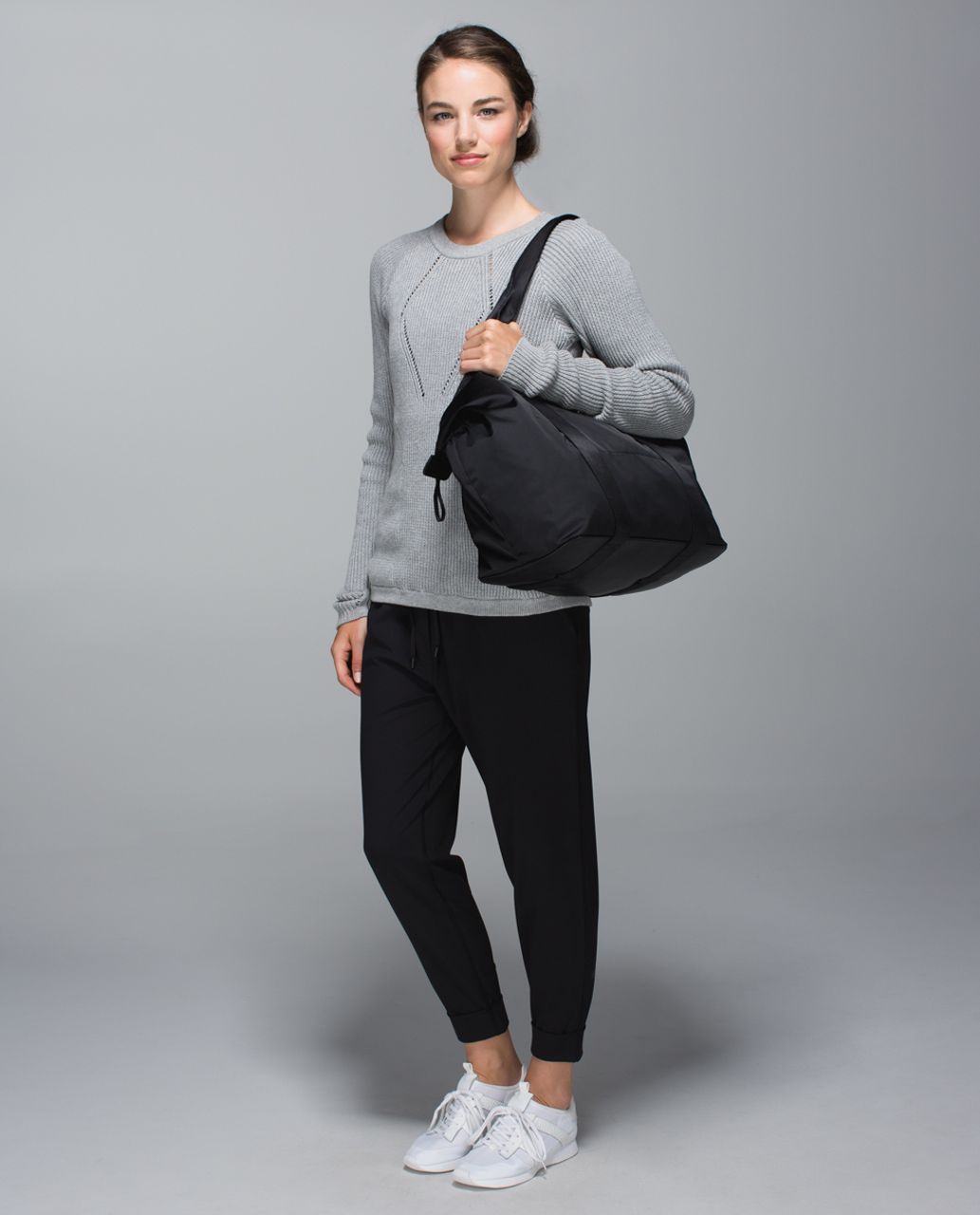 Lululemon Jet Crop *Luon (Slim) - Dottie Dash Grain Black - lulu