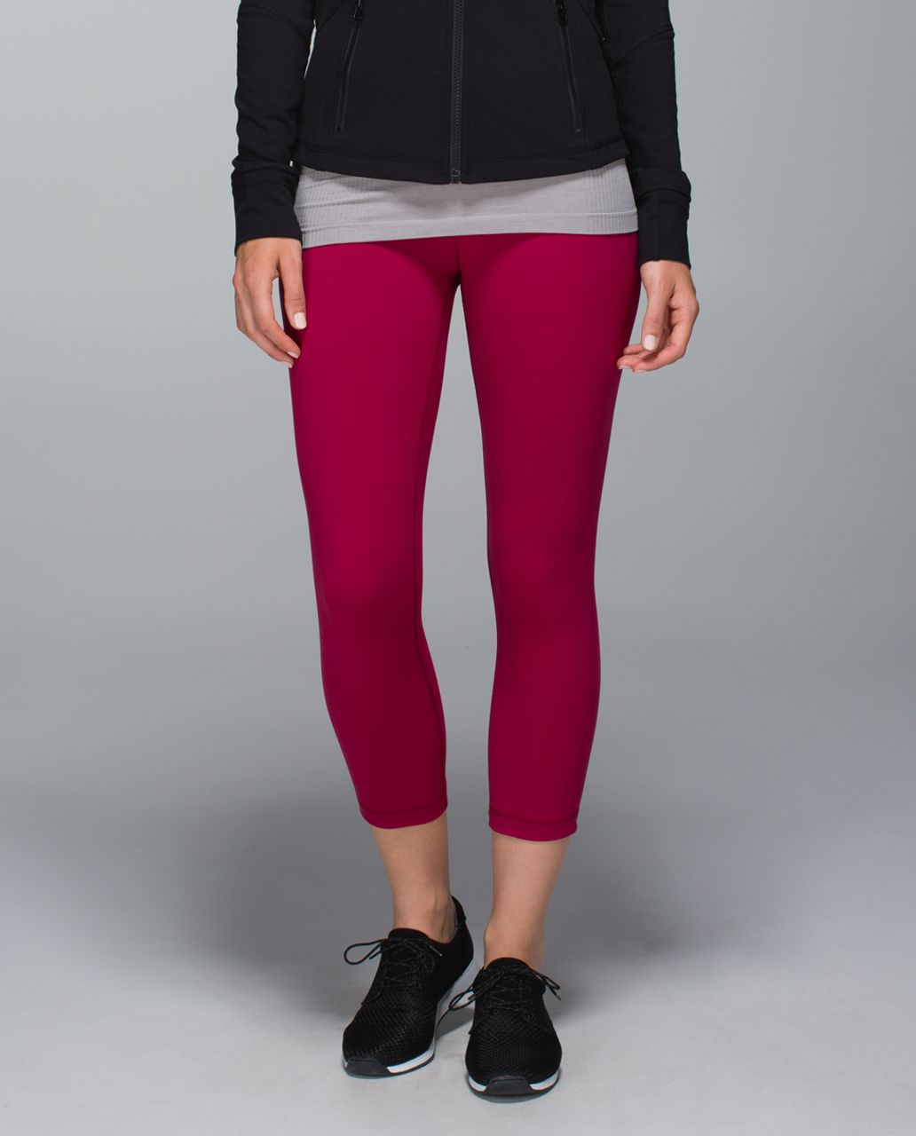 Lululemon Wunder Under Crop II *Full-On Luon - Bumble Berry