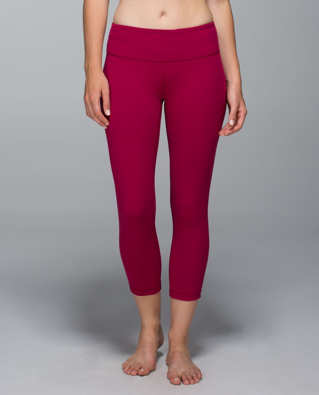 Lululemon Wunder Under Crop II *Full-On Luon - Bumble Berry